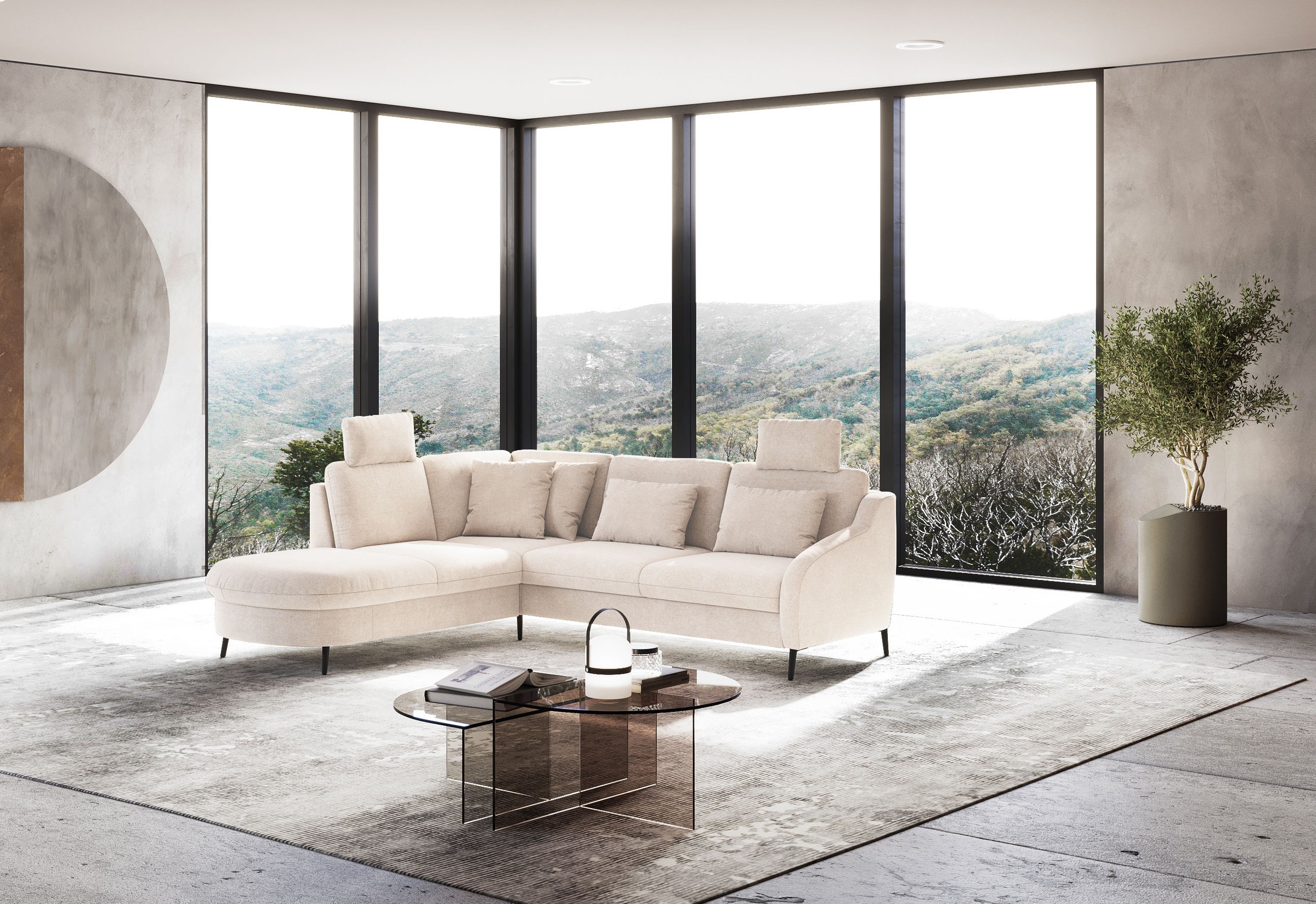sit&more Ecksofa »Soul L-Form«, wahlweise mit Bettfunktion und Bettkasten o günstig online kaufen