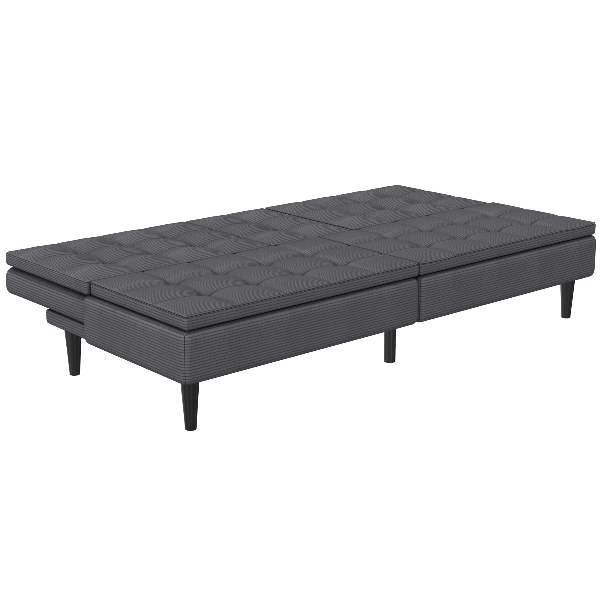 Dorel Home Schlafsofa »MAINE, Kinosofa mit Relax- und Bettfunktion, 2 Getränkehalter,«, Liegefläche 190 x 110 cm, in Cord