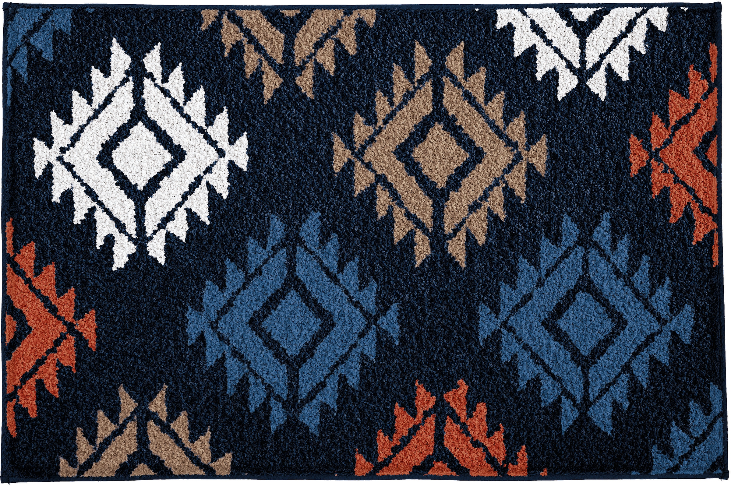Kleine Wolke Badematte »Luana«, rutschhemmend beschichtet, fußbodenheizungsgeeignet, Badteppich, modernes Ethno Design, waschbar
