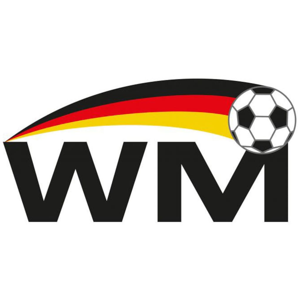 Wall-Art Wandtattoo »Wandaufkleber WM Fußball«, (1 St.)