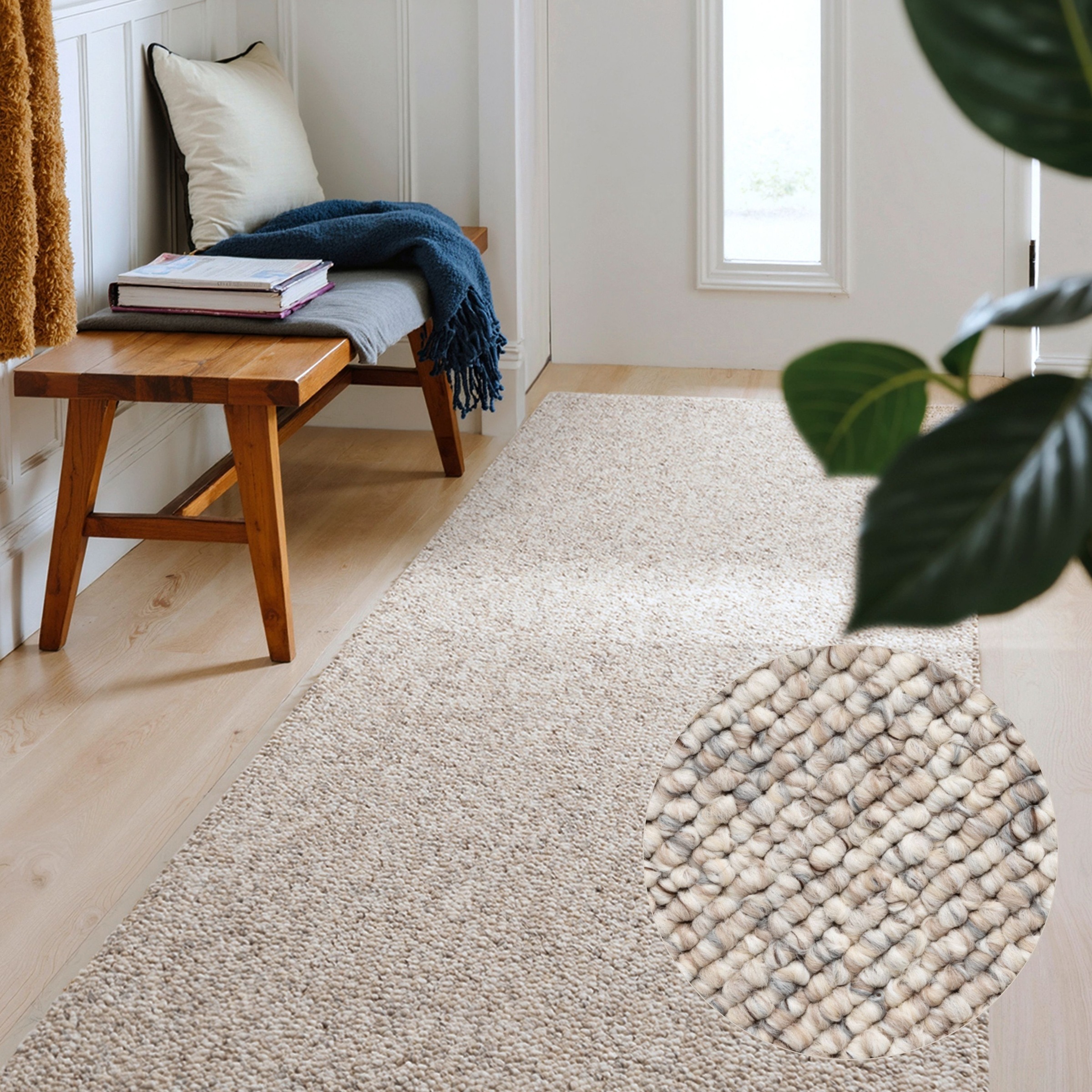 ELLE DECORATION Teppich »Rocco«, rechteckig, 10 mm Höhe, Läufer, waschbar, günstig online kaufen