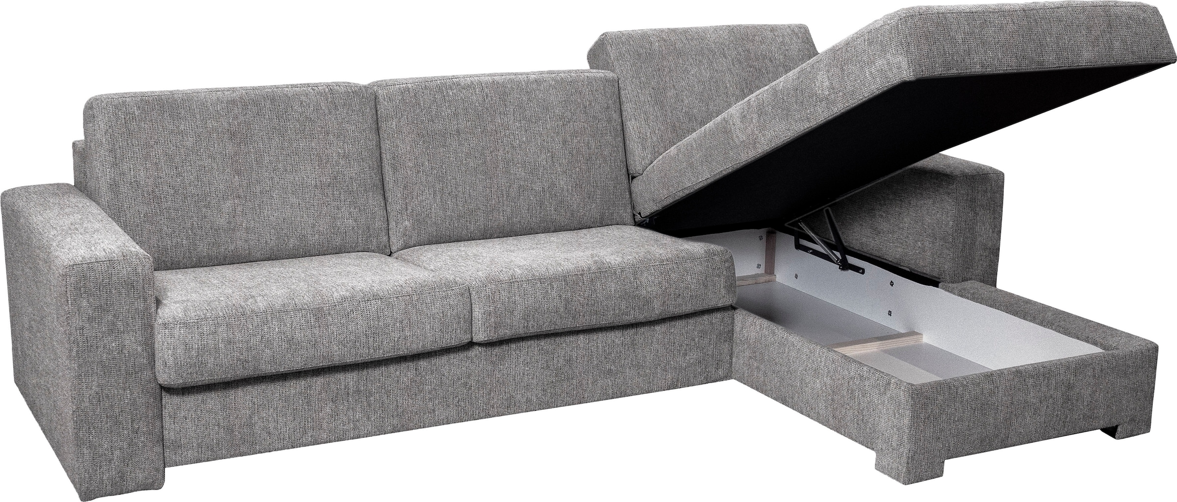 Home affaire Ecksofa Roma "L" Dauerschlaffunktion, mit Unterfederung, Matratzenhöhe 14cm, Liegemaße ca 163x198 cm, L-Form
