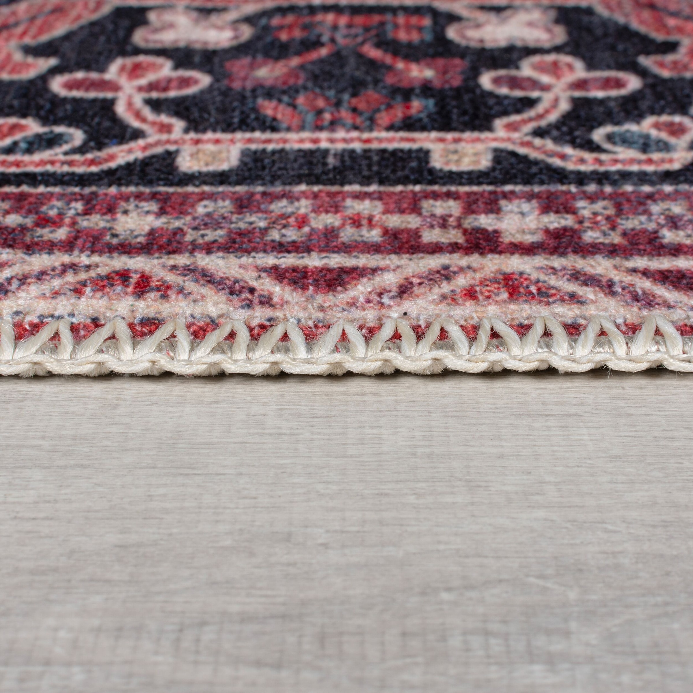 FLAIR RUGS Teppich »Windsor«, rechteckig, 4 mm Höhe, Waschbarer Teppich