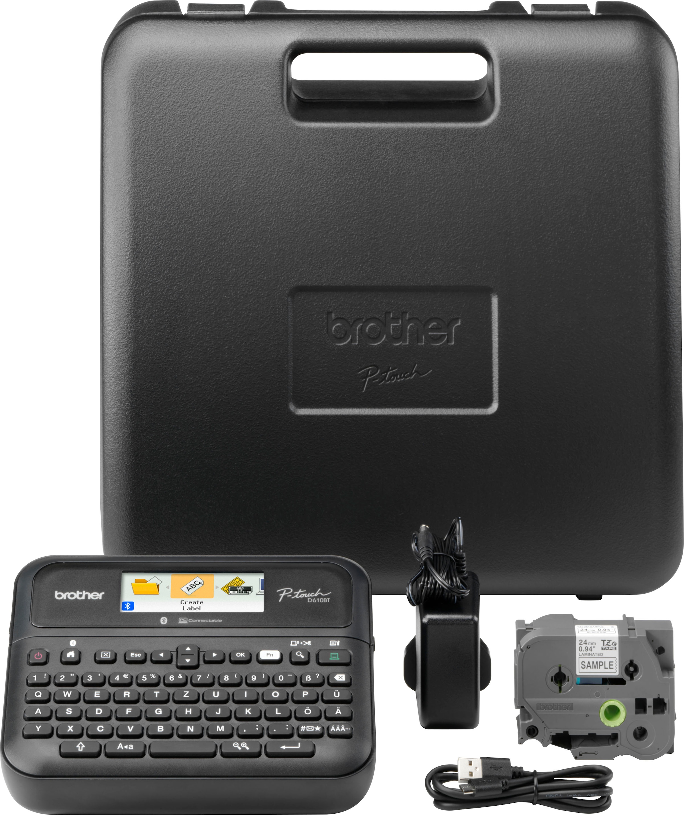 Brother Beschriftungsgerät »PT-D610BTVP«