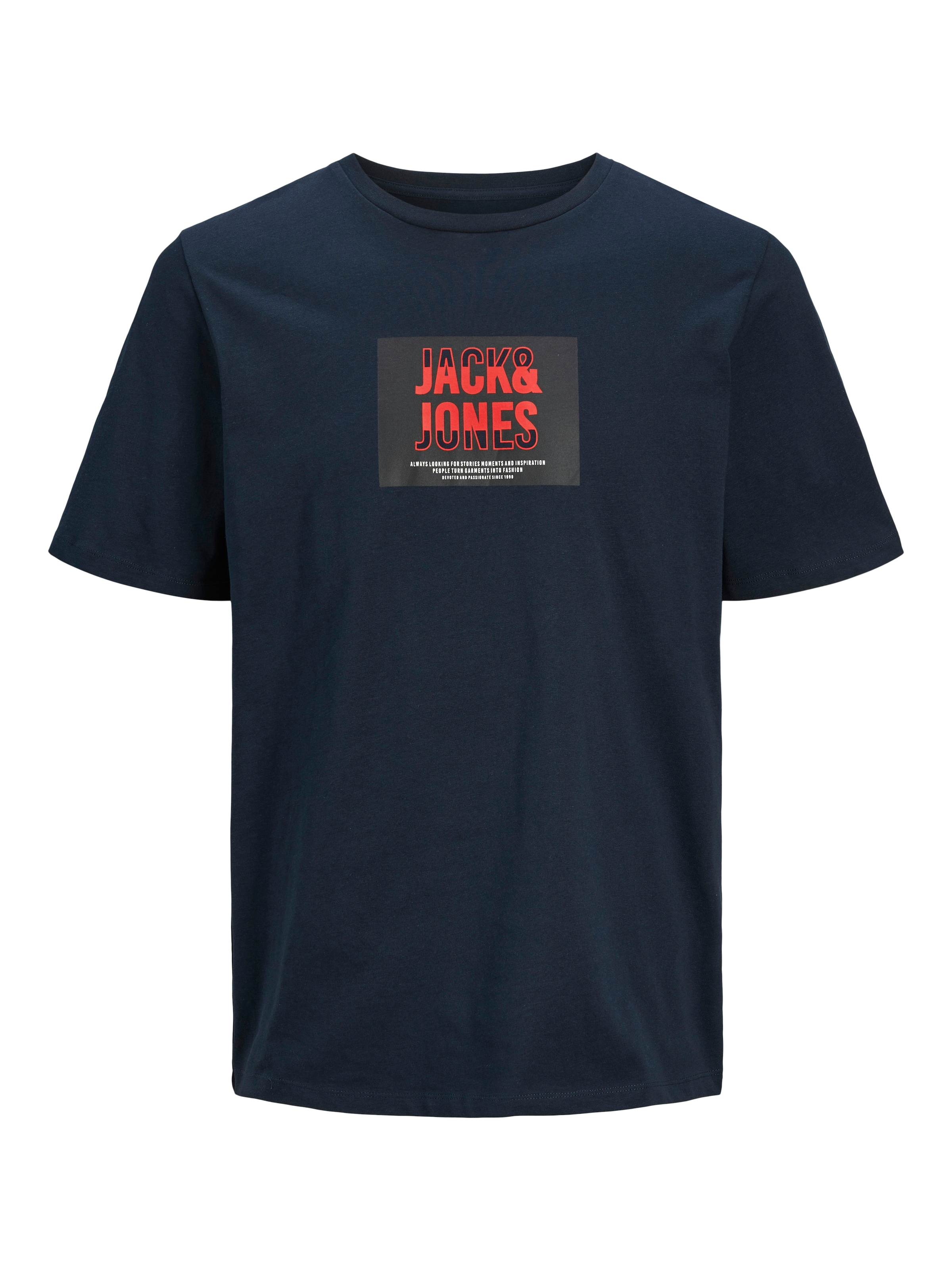 Jack & Jones PlusSize Rundhalsshirt »JJHUDSON TEE SS CREW NECK PLS«