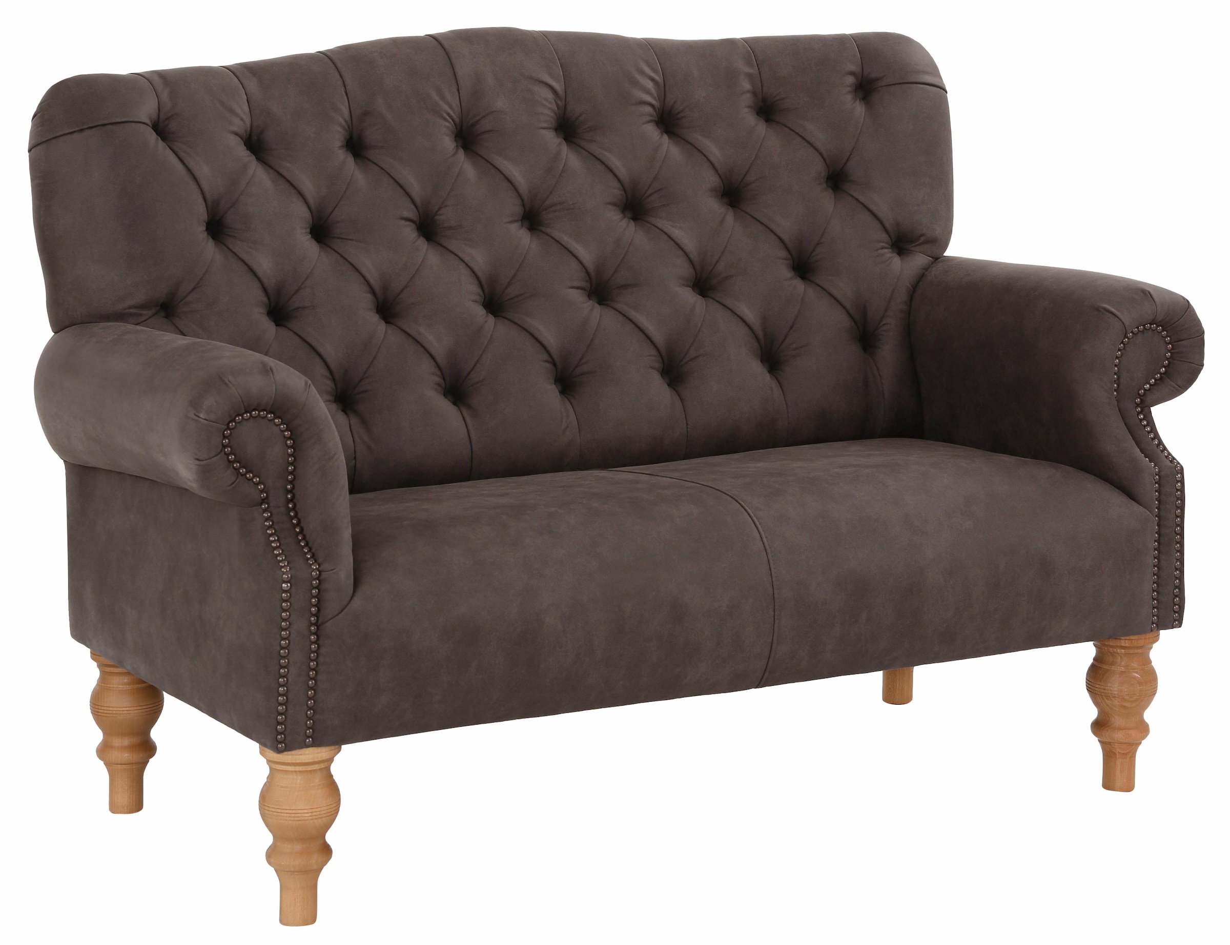 Home affaire Chesterfield-Sofa »Lord«, mit echter Chesterfield-Knopfheftung günstig online kaufen