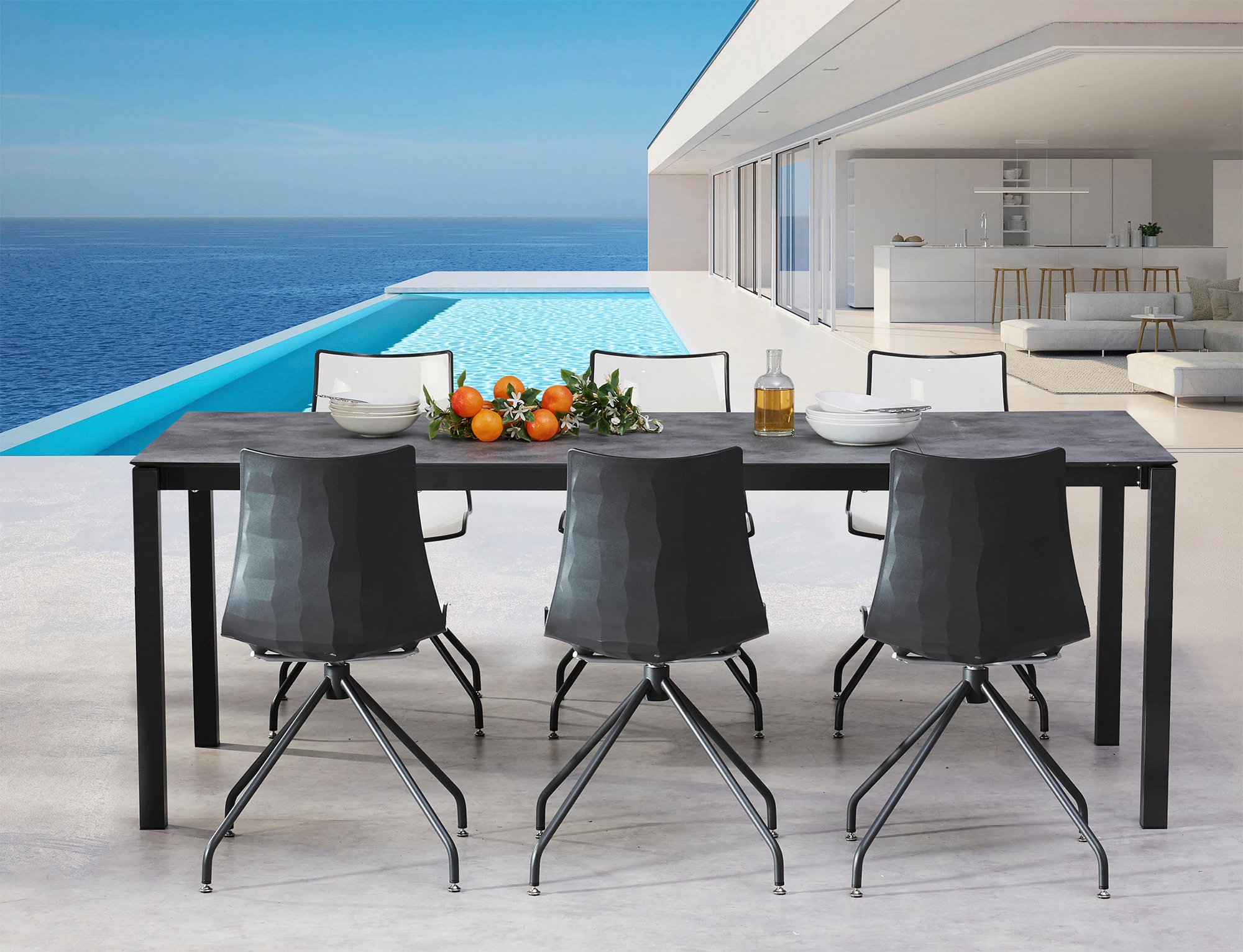 Best Garten-Essgruppe »Gina«, (7 tlg.), 7-tlg. Dining Gruppe Gina/Palazzo 2