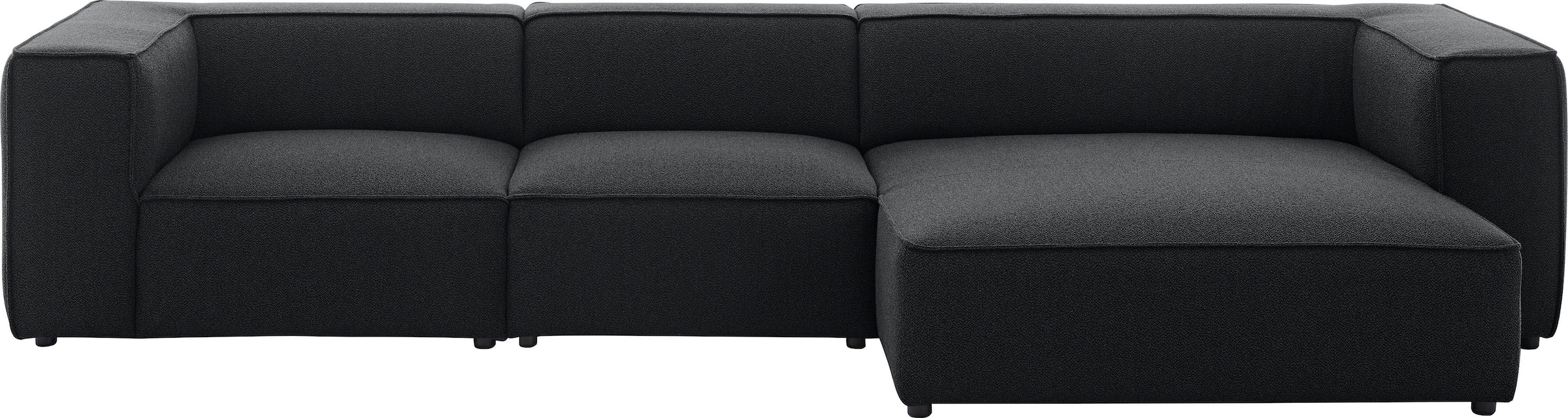 W.SCHILLIG Ecksofa »around-the-block«, mit eleganter Biese, mit Federkern, Breite 341 cm