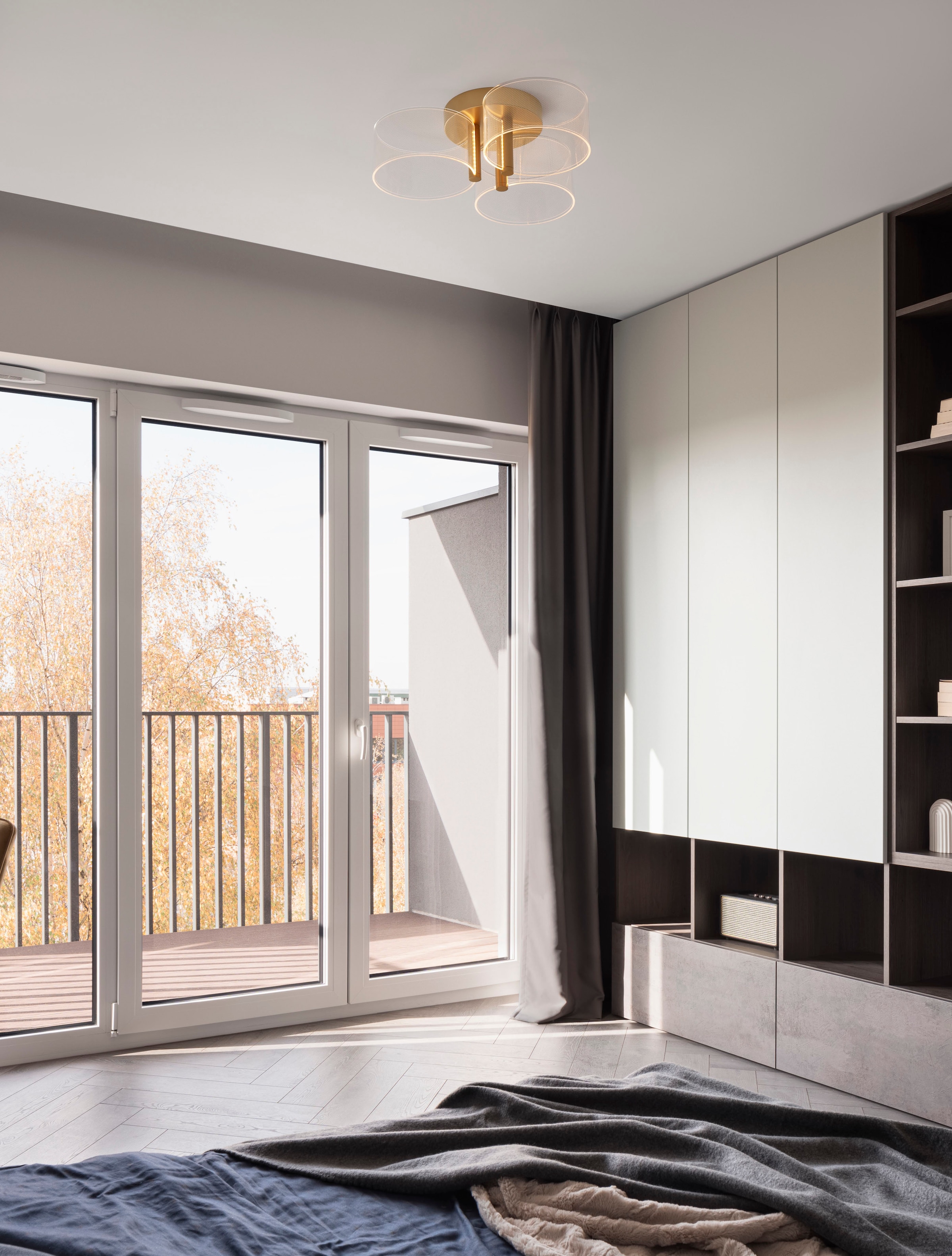 Nova Luce LED Deckenleuchte »GATLIN« LED-Modul 1 Stk. Warmweiß