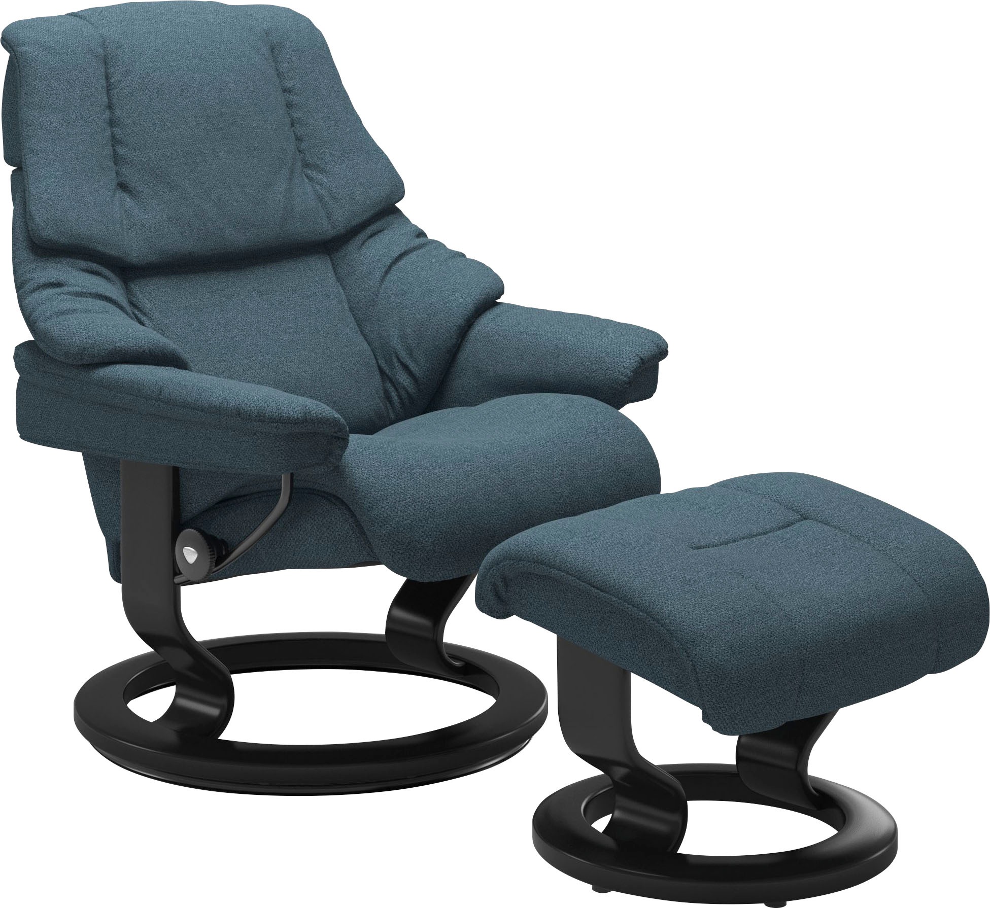 Stressless® Relaxsessel-Set »Reno«, mit Hocker, mit Classic Base, Größe S, M & L, Gestell Schwarz
