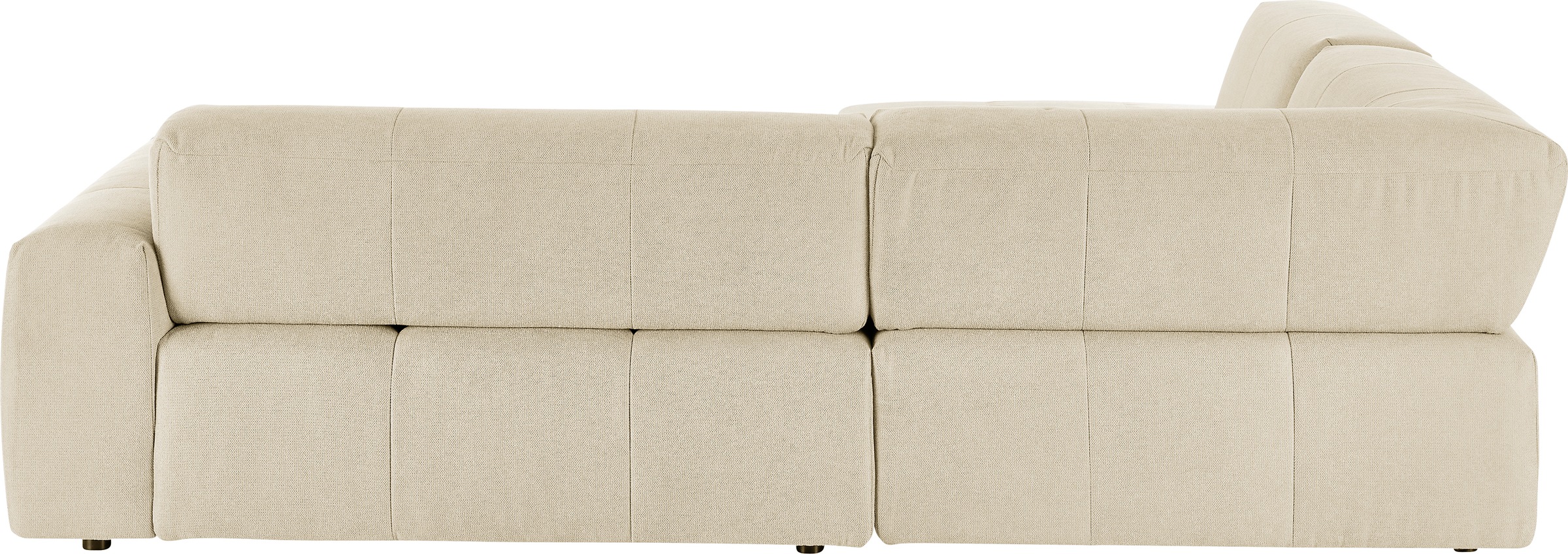 3C Candy Ecksofa »Yoshy Komfortsofa, bequem und modern, hochwertige Verarbeitungsdetails«, Zwei verschiedene Sitztiefen durch verstellbare Rückenlehne, L-Form