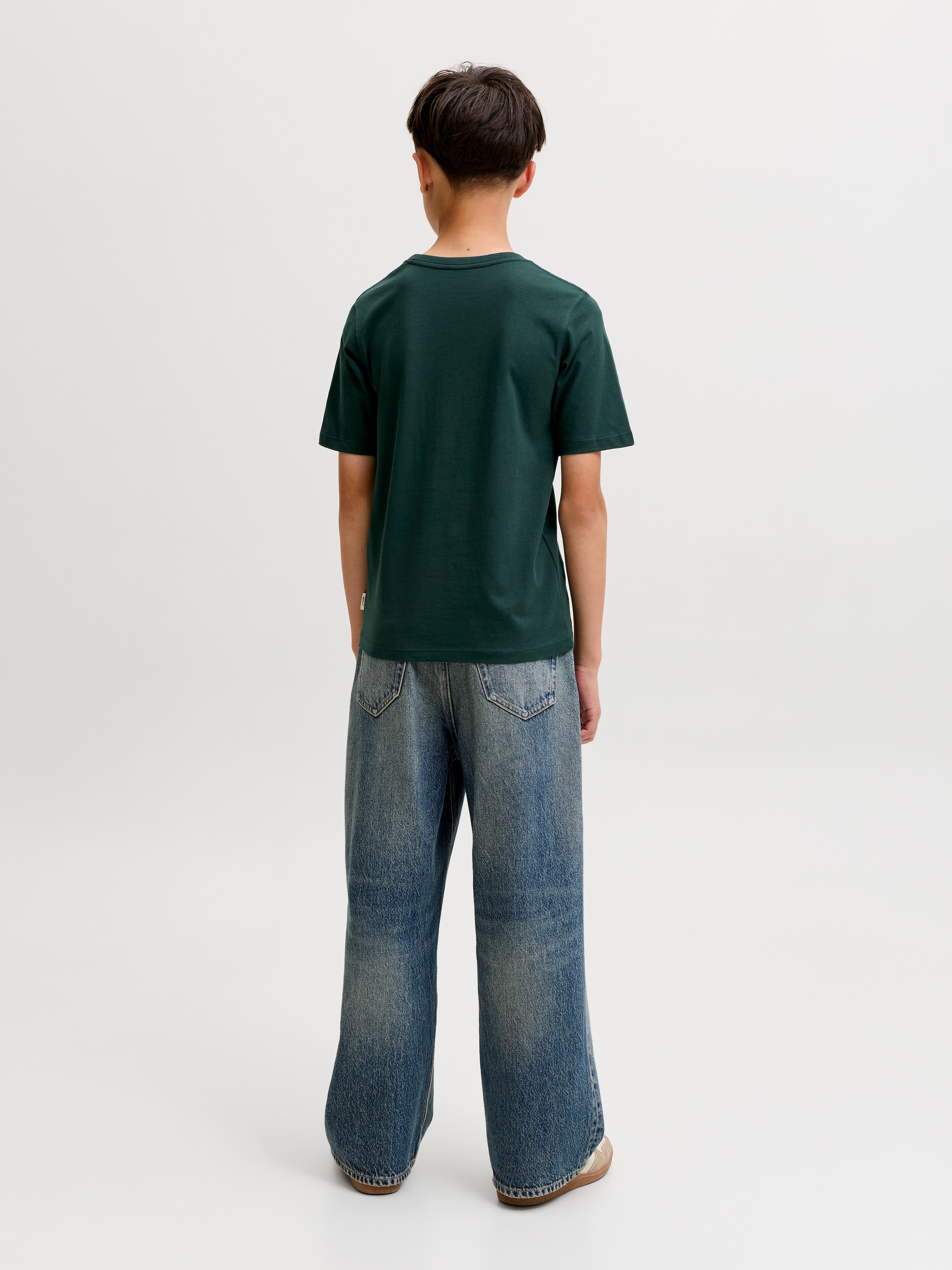 Jack & Jones Junior Rundhalsshirt »JORFREDERIKSBERG GRAPHIC BOX TEE SS JNR« Baumwolle, regular fit