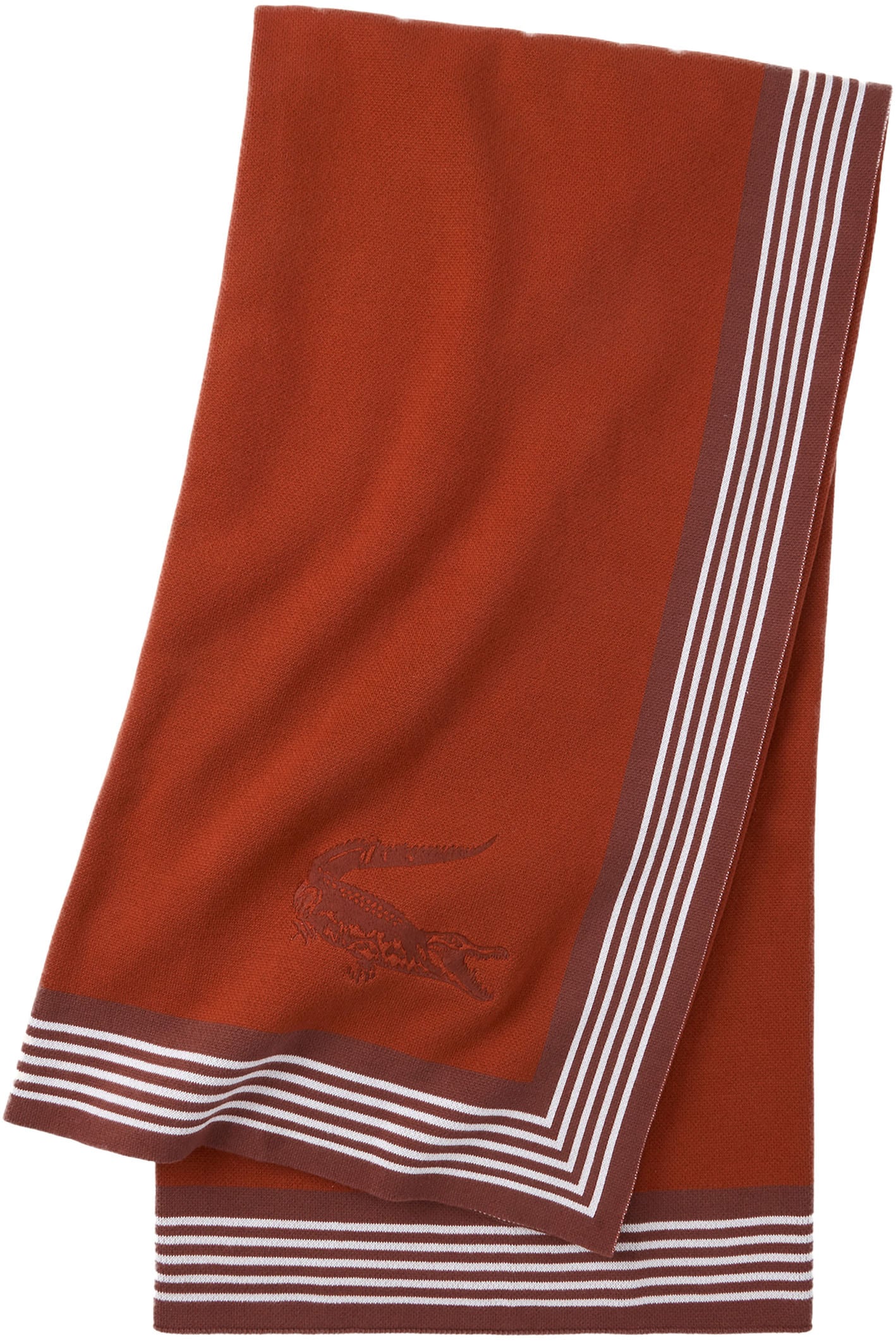 Lacoste Plaid »LFRAME« mit Label-Applikationen