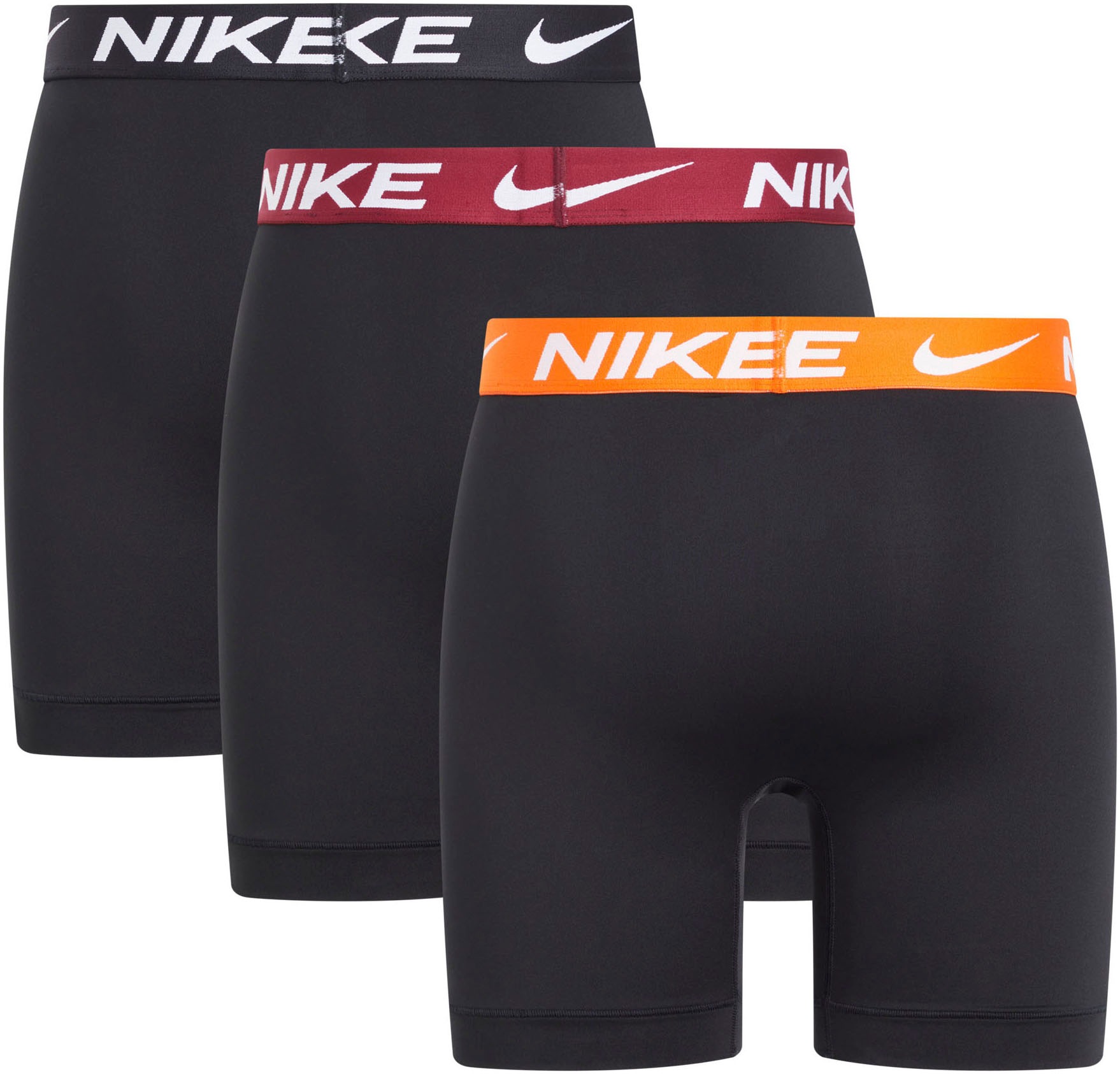 NIKE Underwear Boxer »BOXER BRIEF 3PK«, (Packung, 3 St., 3er), mit NIKE Logo-Elastikbund