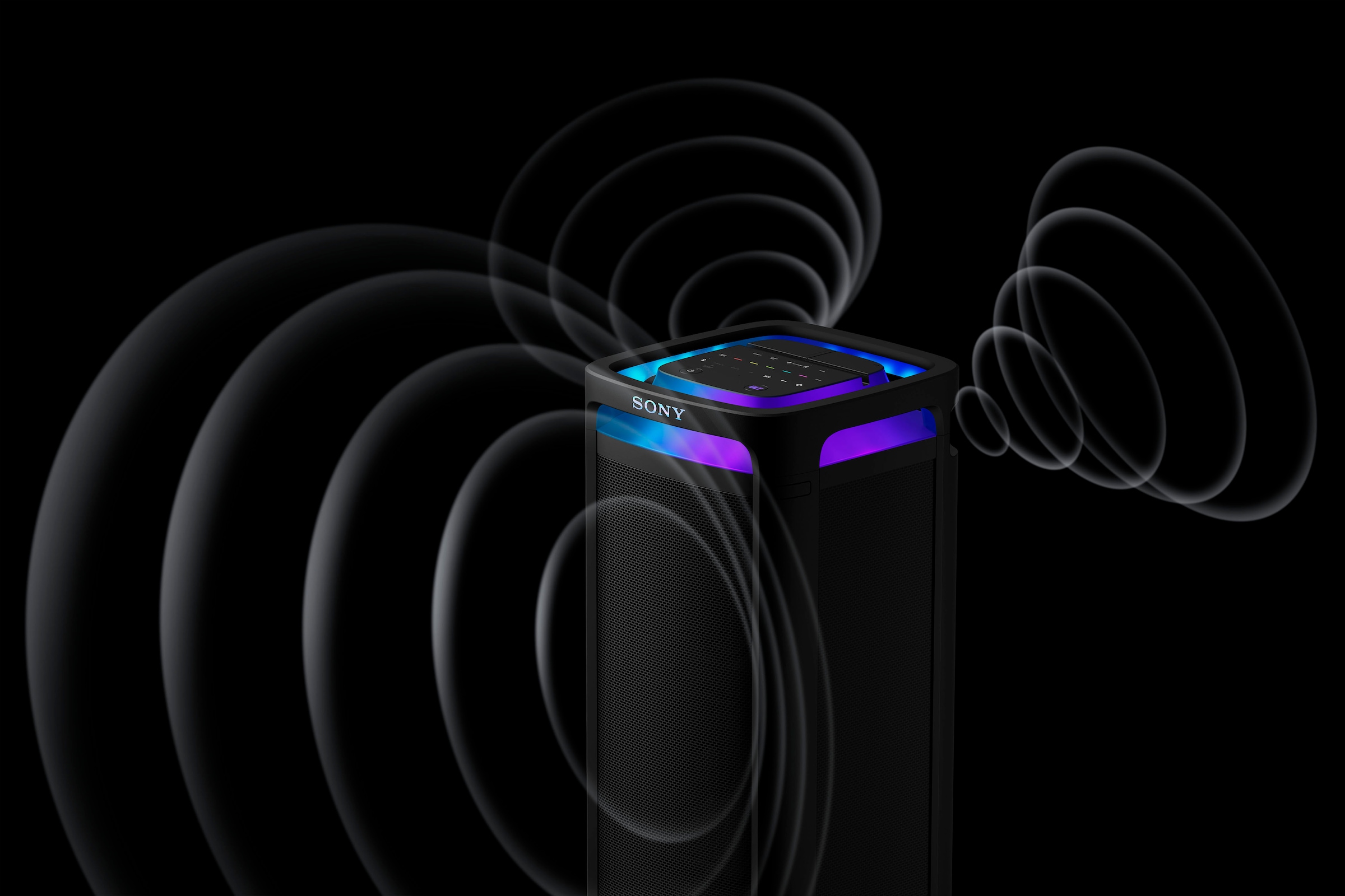 Sony Party-Lautsprecher »ULT Tower 9AC + ULT MIC1«, (Set)