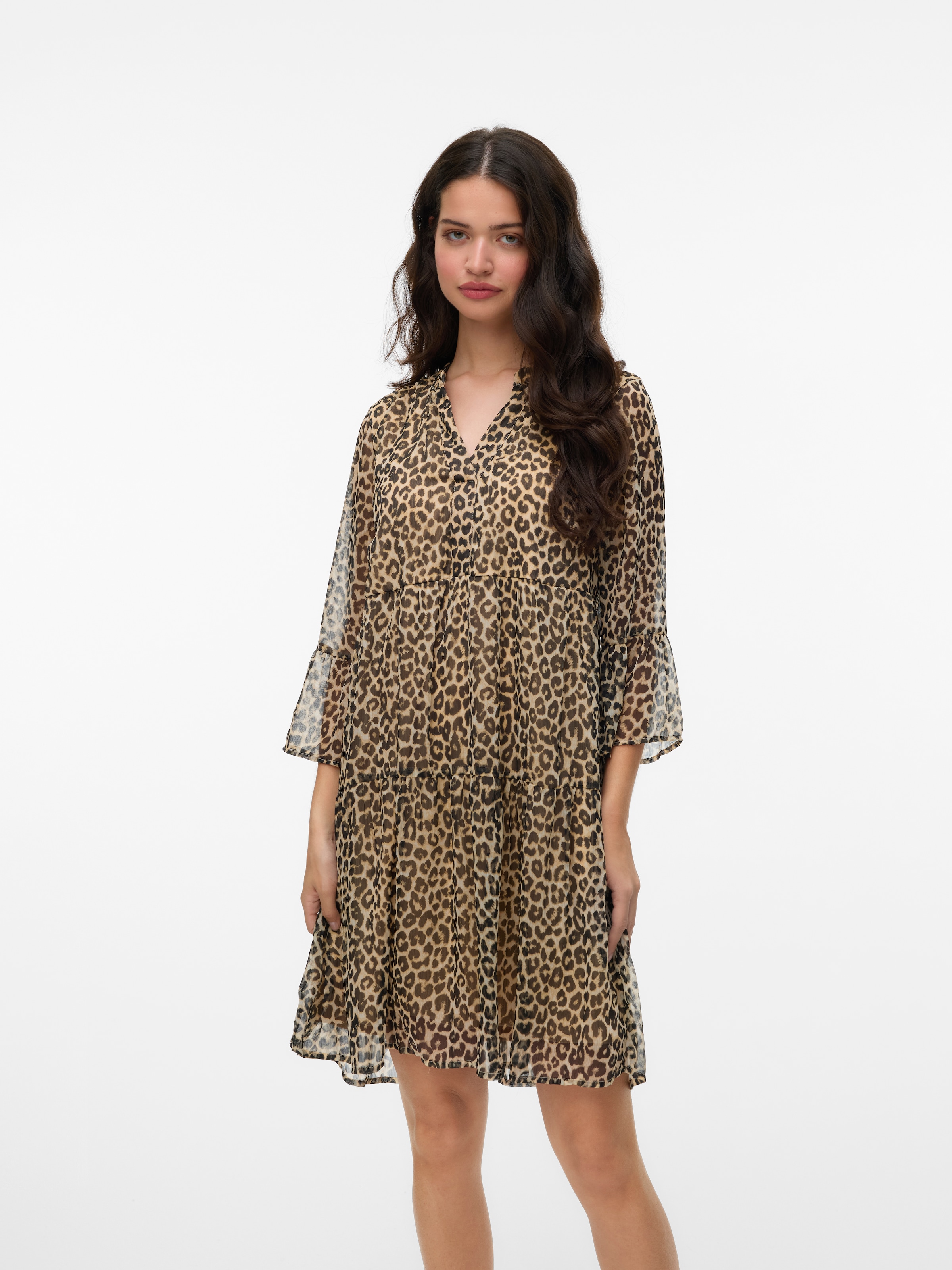 Vero Moda Tunikakleid »VMSMILLA 3/4 SHORT DRESS WVN GA«