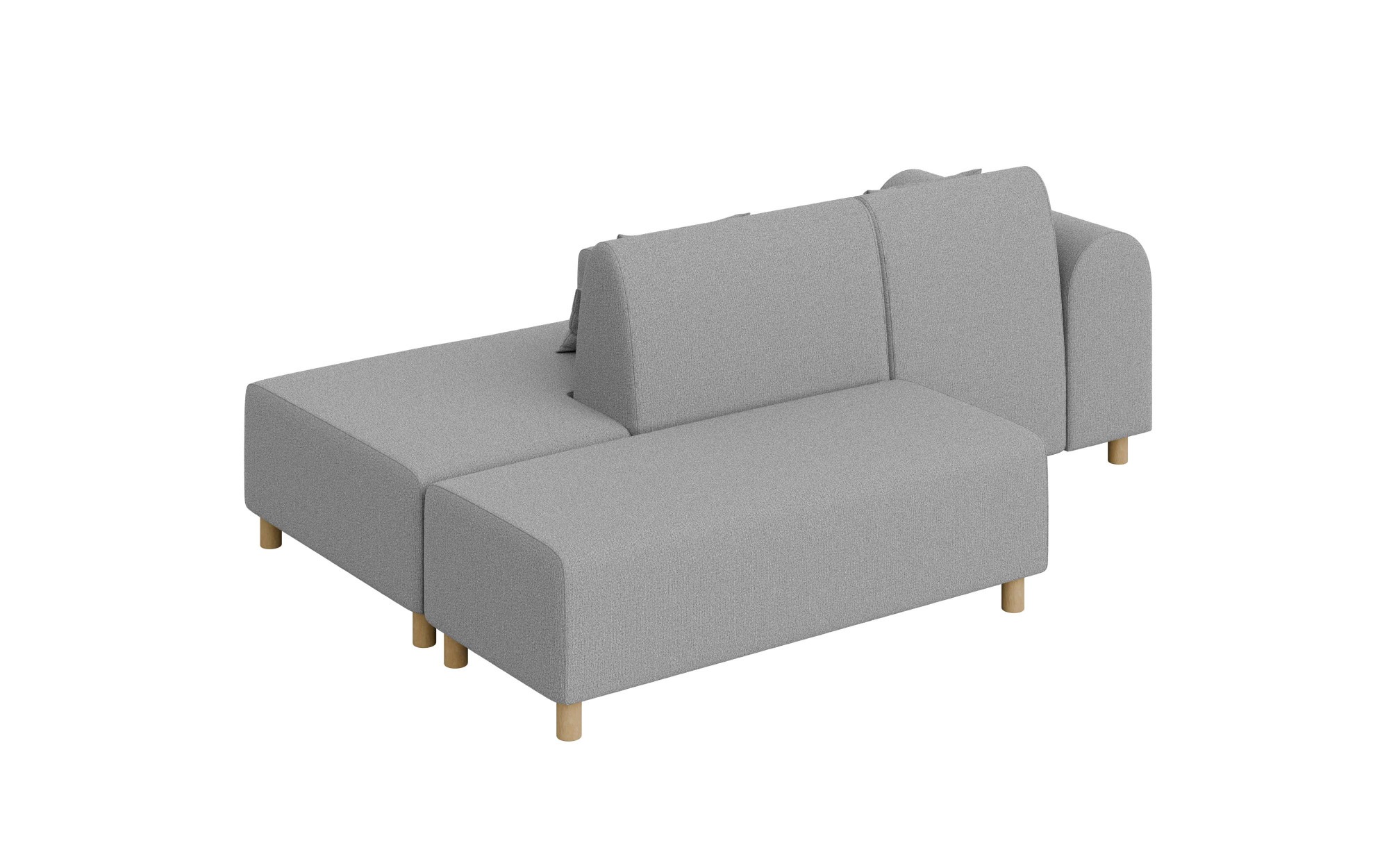 INOSIGN Ecksofa »Suyala«, L-Form mit Hocker