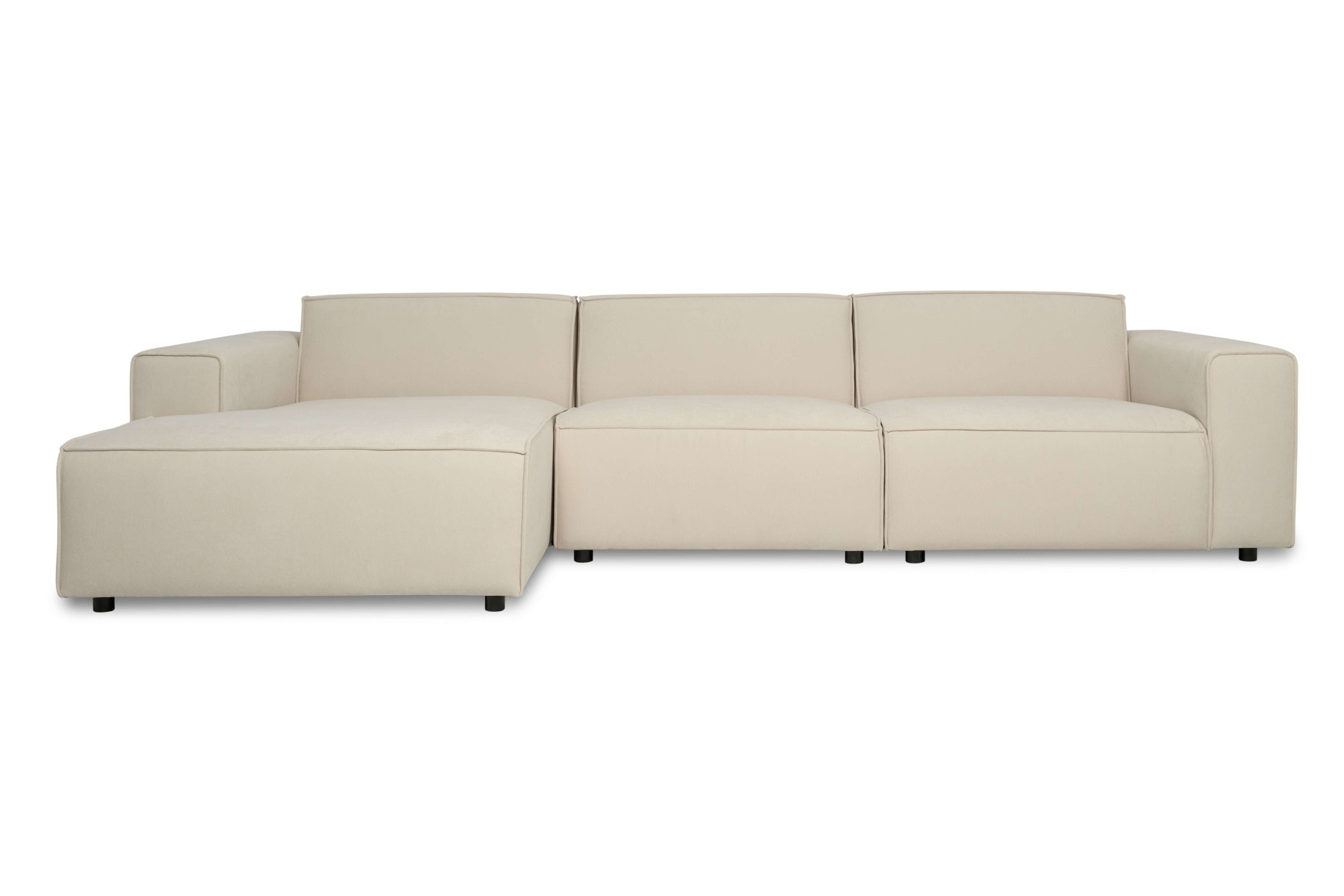 OTTO home Ecksofa »Jorrena, extra weicher Chenille-Stoff« L-Form, 3 Komfortstufen, Breite 316 cm, mit Wellenunterfederung