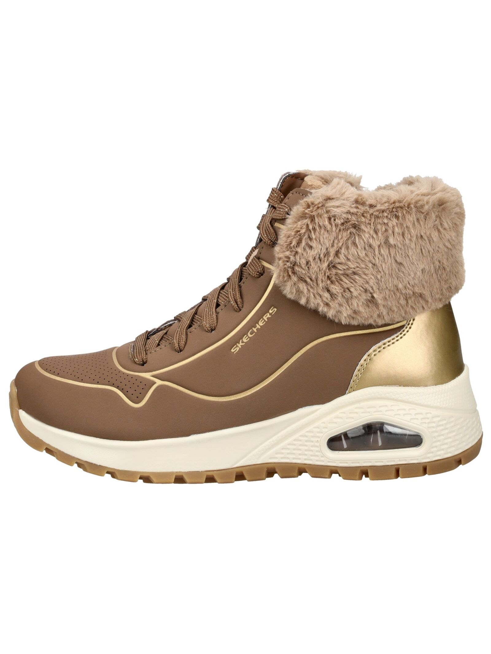 Skechers Schnürstiefelette »Skechers Stiefelette Lederimitat/Textil«