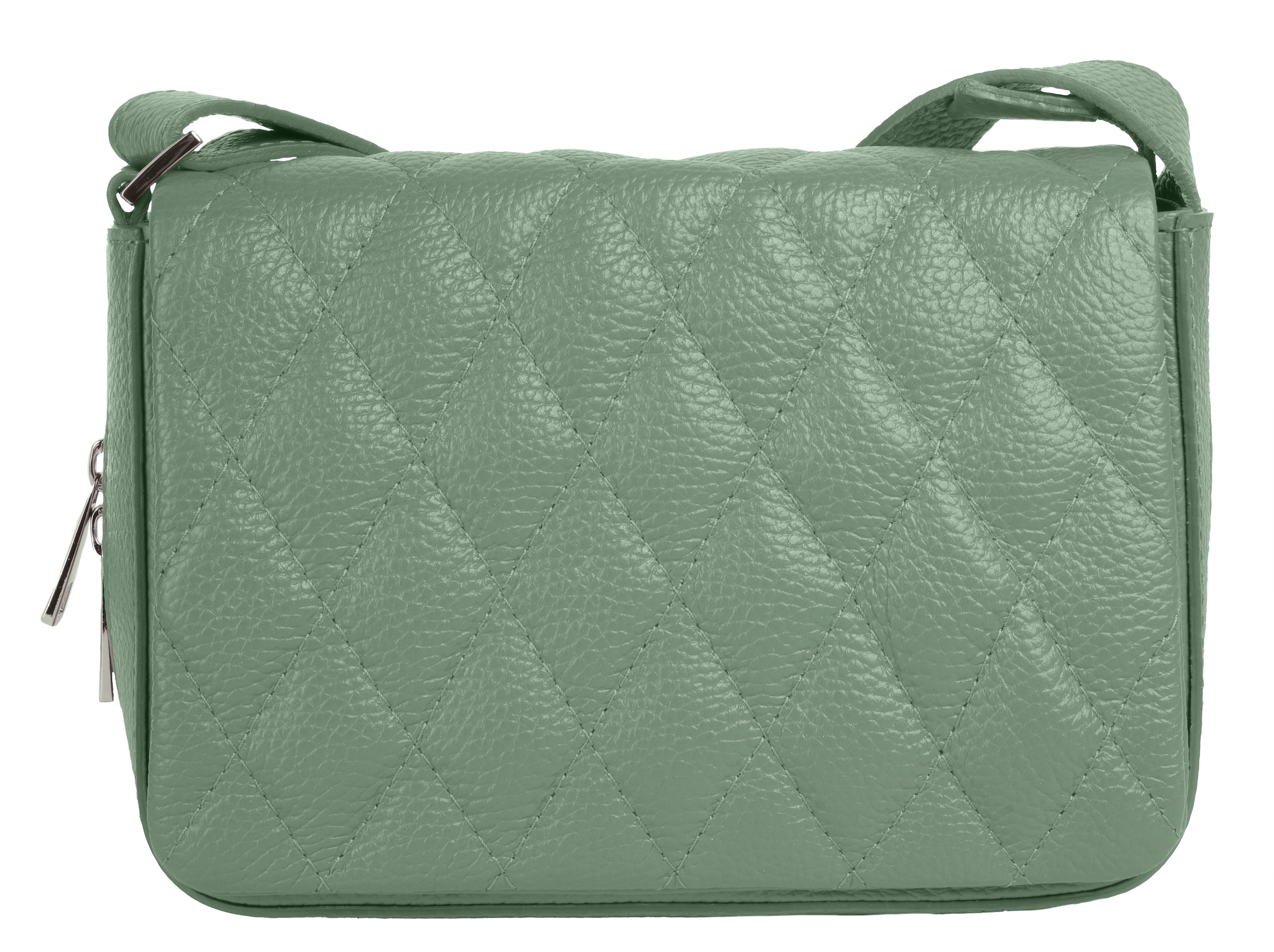 Cluty Henkeltasche, echt Leder, Made in Italy