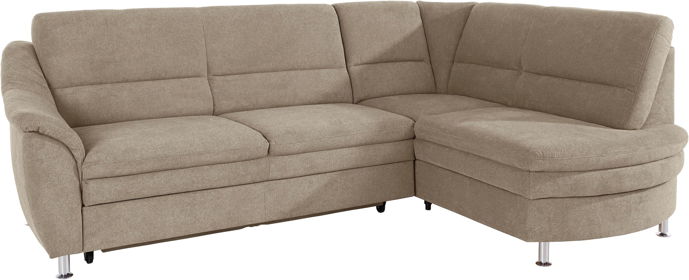 Places of Style Ecksofa »Cardoso L-Form«, Federkern, wahlweise mit Bett, Sc günstig online kaufen