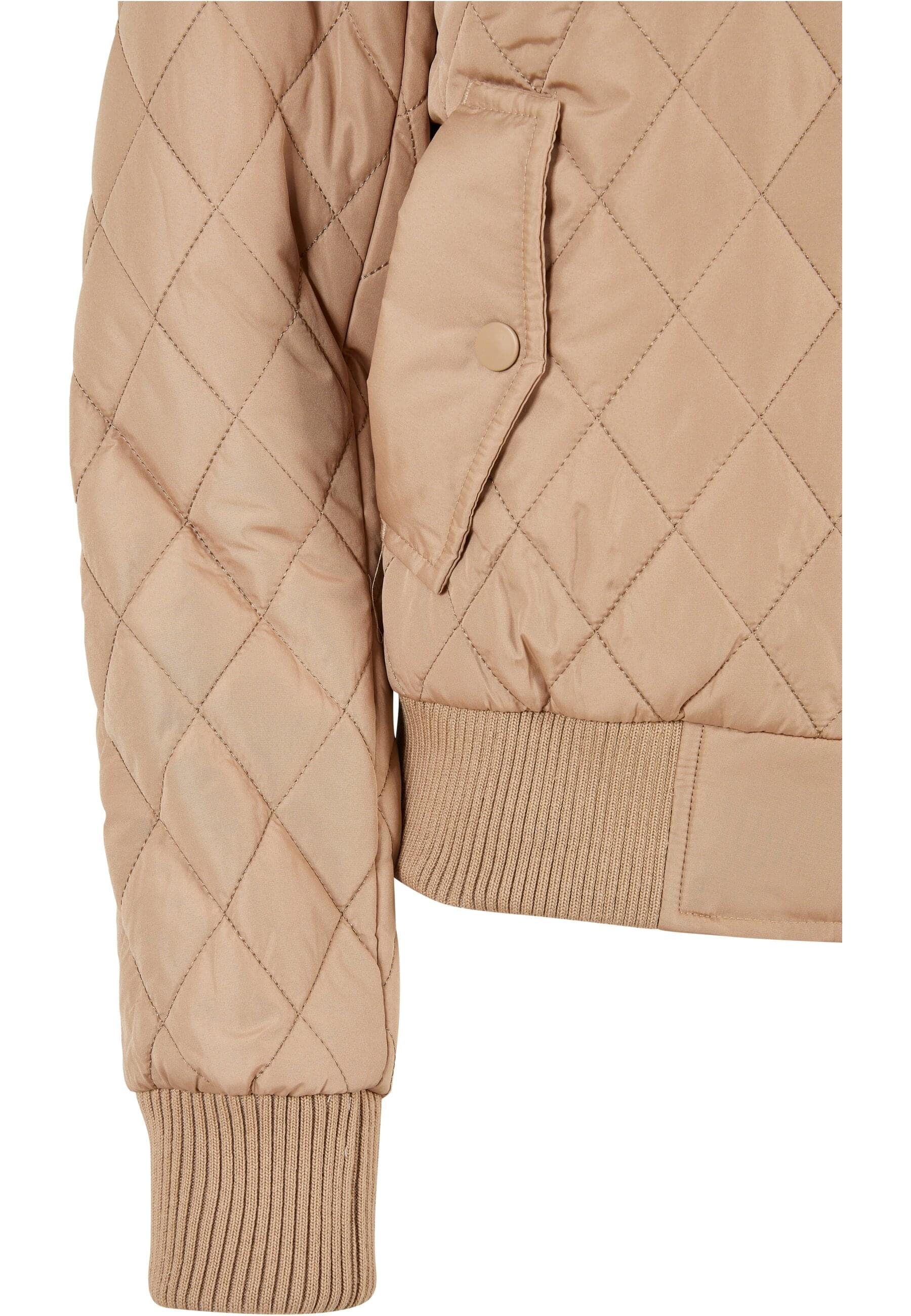 URBAN CLASSICS Allwetterjacke »Urban Classics Damen Ladies Diamond Quilt Nylon Jacket« 1 Stk. tlg. ohne Kapuze
