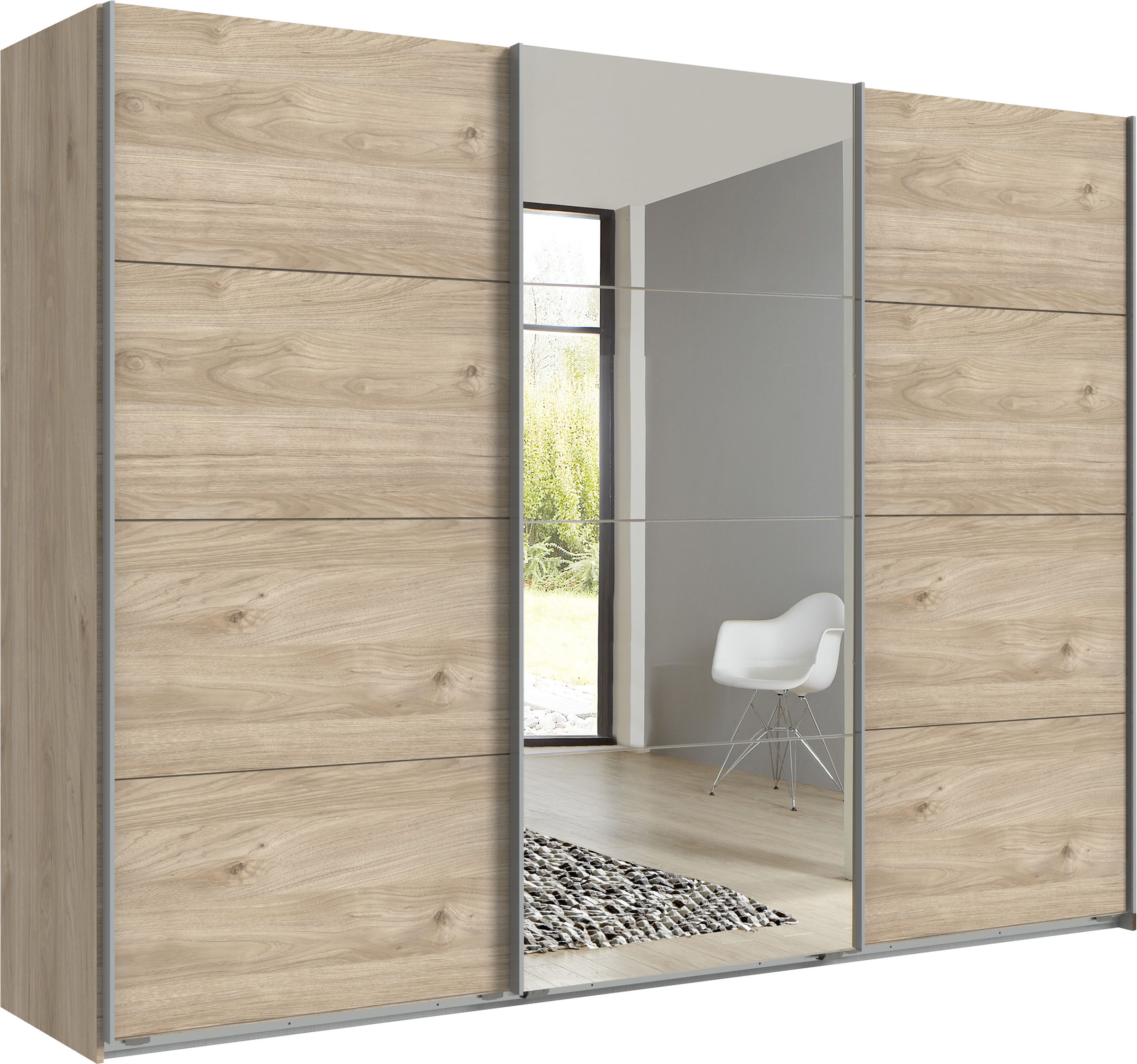Wimex Schwebetürenschrank »Ernie Kleiderschrank mit Spiegel, Made in German günstig online kaufen
