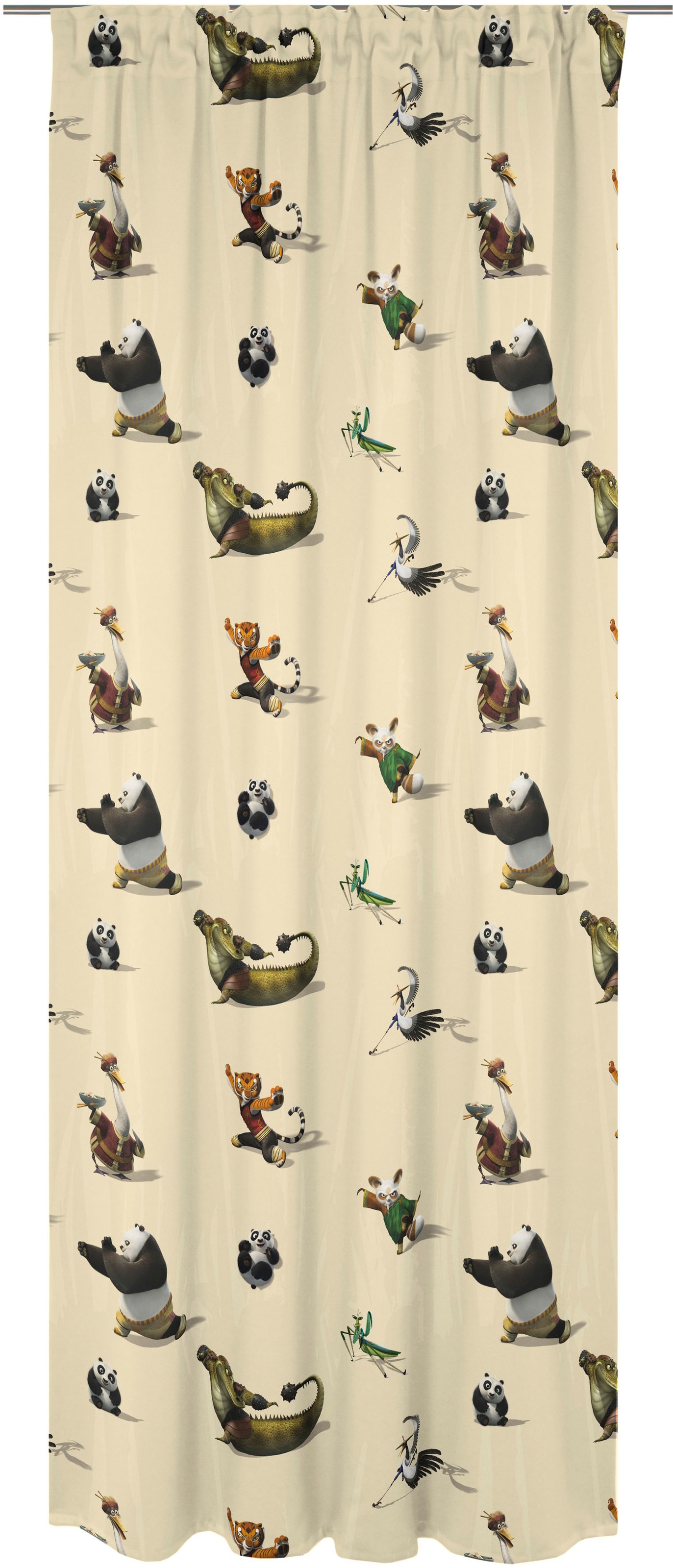 Wirth Vorhang »Kung Fu Panda« Multifunktionsband 1 Stk. tlg. Universal Pict günstig online kaufen