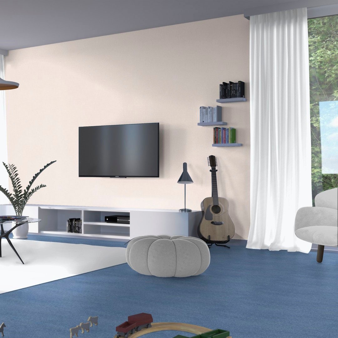 Bodenmeister Teppichboden »Jupiter, Velours - meliert, Made in Belgium«, rechteckig, 7,5 mm Höhe, Wohnzimmer, Schlafzimmer, Kinderzimmer, Breite 400/500 cm