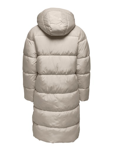ONLY Steppmantel »ONLAMANDA LONG PUFFER COAT«, mit Kapuze