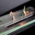 GLOW FIRE Elektrokamin »Glow Fire Ethanolbrenner BIO Burner 45«, rechteckiger Bioethanol Einsatz, Auslaufschutz, Absorbtionsfunktion, Brenndauer 4 Stunden, Heizleistung 2 kW/h