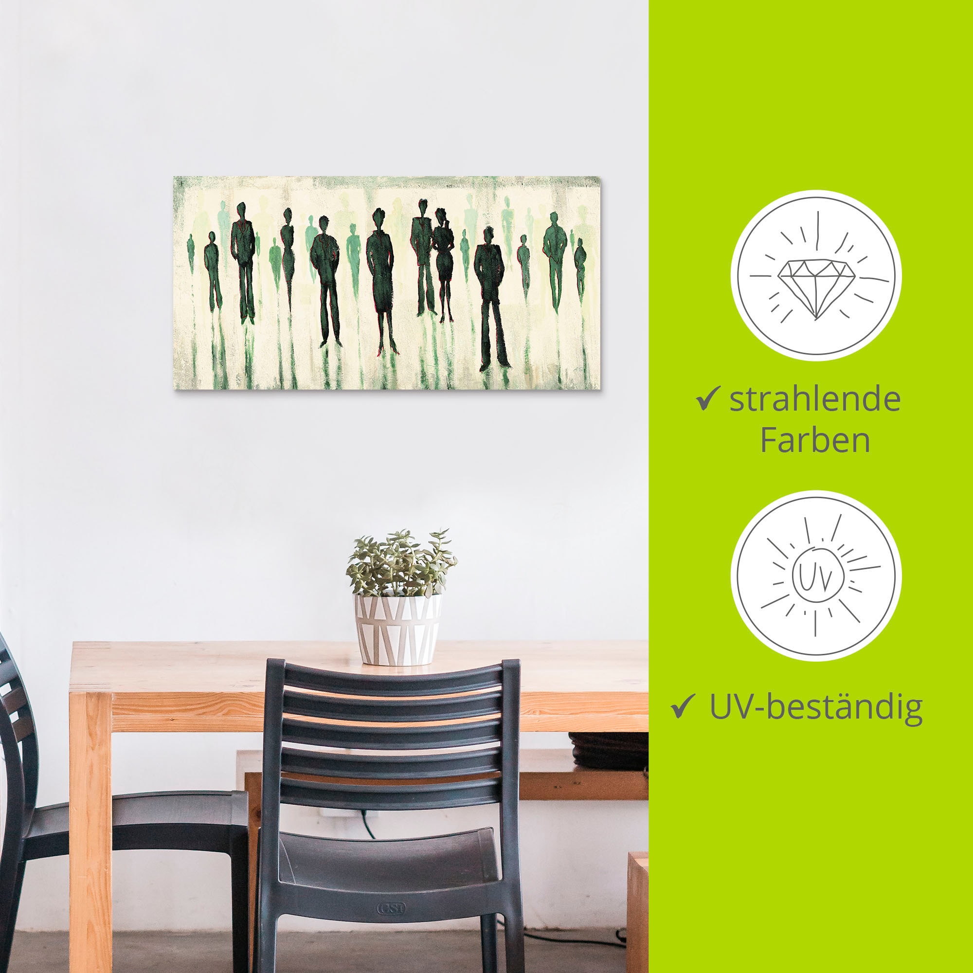 Artland Wandbild »Vor allen«, Gruppen & Familien, (1 St.), als Alubild, Outdoorbild, Leinwandbild in verschied. Größen