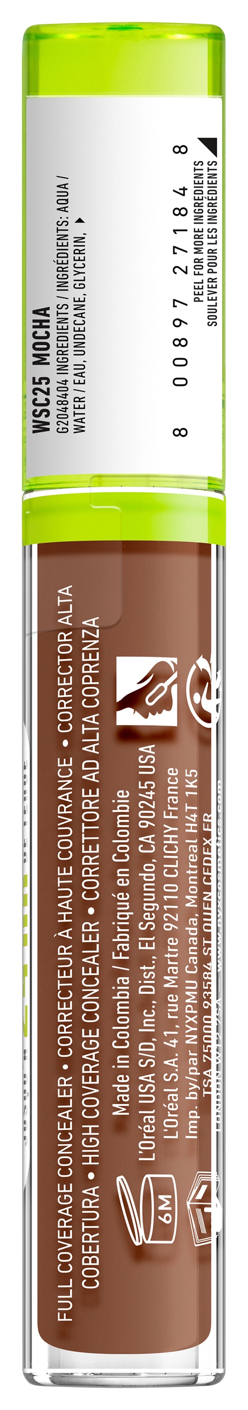 NYX PROFESSIONAL MAKEUP Concealer »Wonder Snatch Concealer« kaschiert Augenringe und Unreinheiten, deckt bis zu 24 Stunden