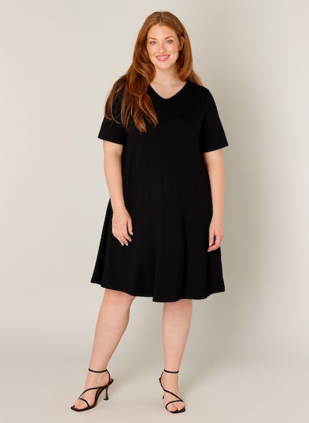 Base Level Curvy Shirtkleid »Abernathy« Sommerkleid In Leicht Ausgestellter Form