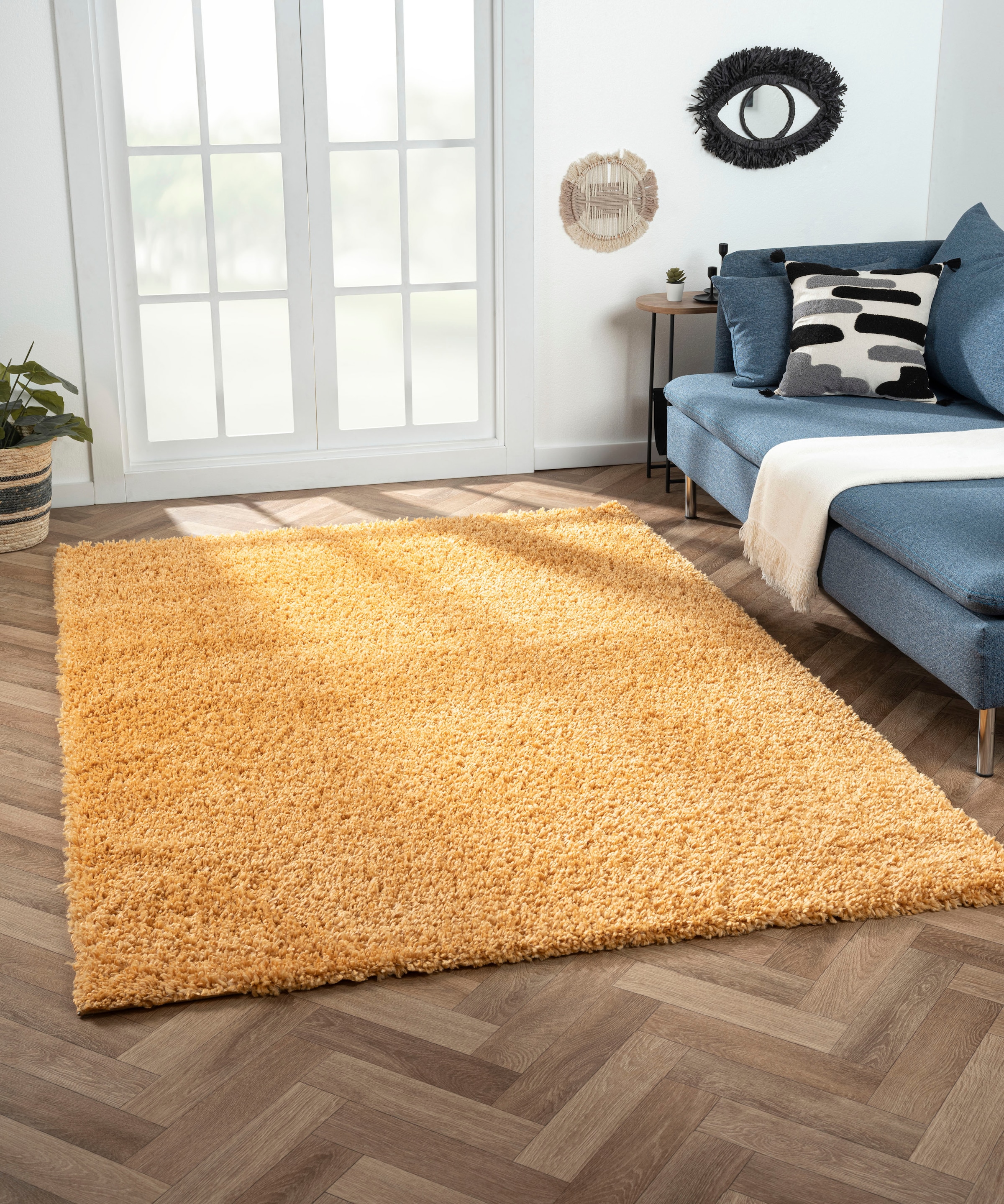 Myflair Möbel & Accessoires Hochflor-Teppich »My Shaggy«, rechteckig, 37 mm günstig online kaufen