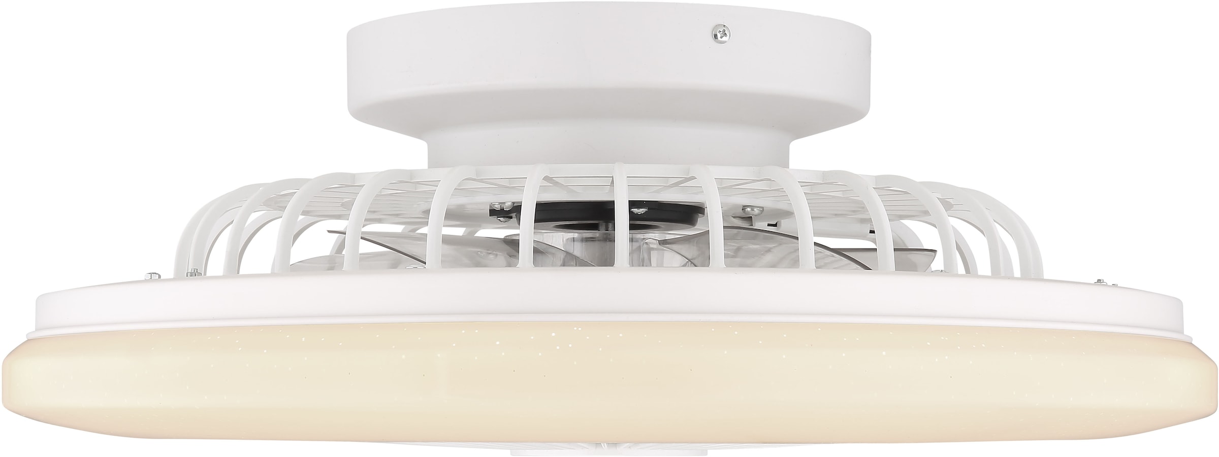 GLOBO LIGHTING Deckenleuchte »TRAVO«, Leuchtmittel LED-Modul | LED fest integriert, Ventilator/Funktions-Ventilator/Wohnbereich/Schlafzimmer /Flügel innen