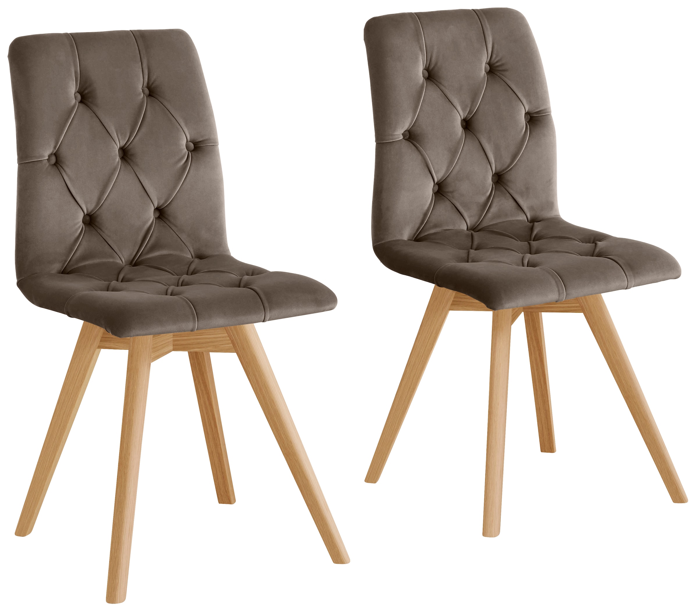 andas Esszimmerstuhl »Rania«, (Set), 2 St., Samtoptik, im 2er/4er/6er Set, günstig online kaufen