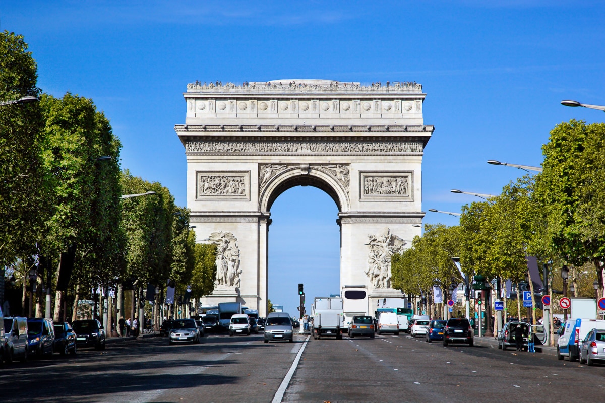 Papermoon Fototapete »Arc de Trio« günstig online kaufen