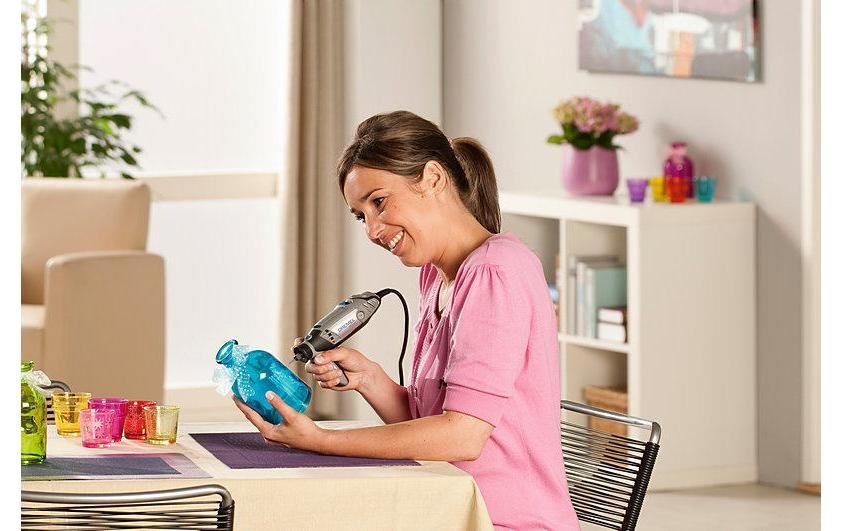 DREMEL Elektro-Multifunktionswerkzeug »3000-5« Set,  Funktionen: Bohren; Fräsen; Gravieren; Polieren; Schleifen; Trennen