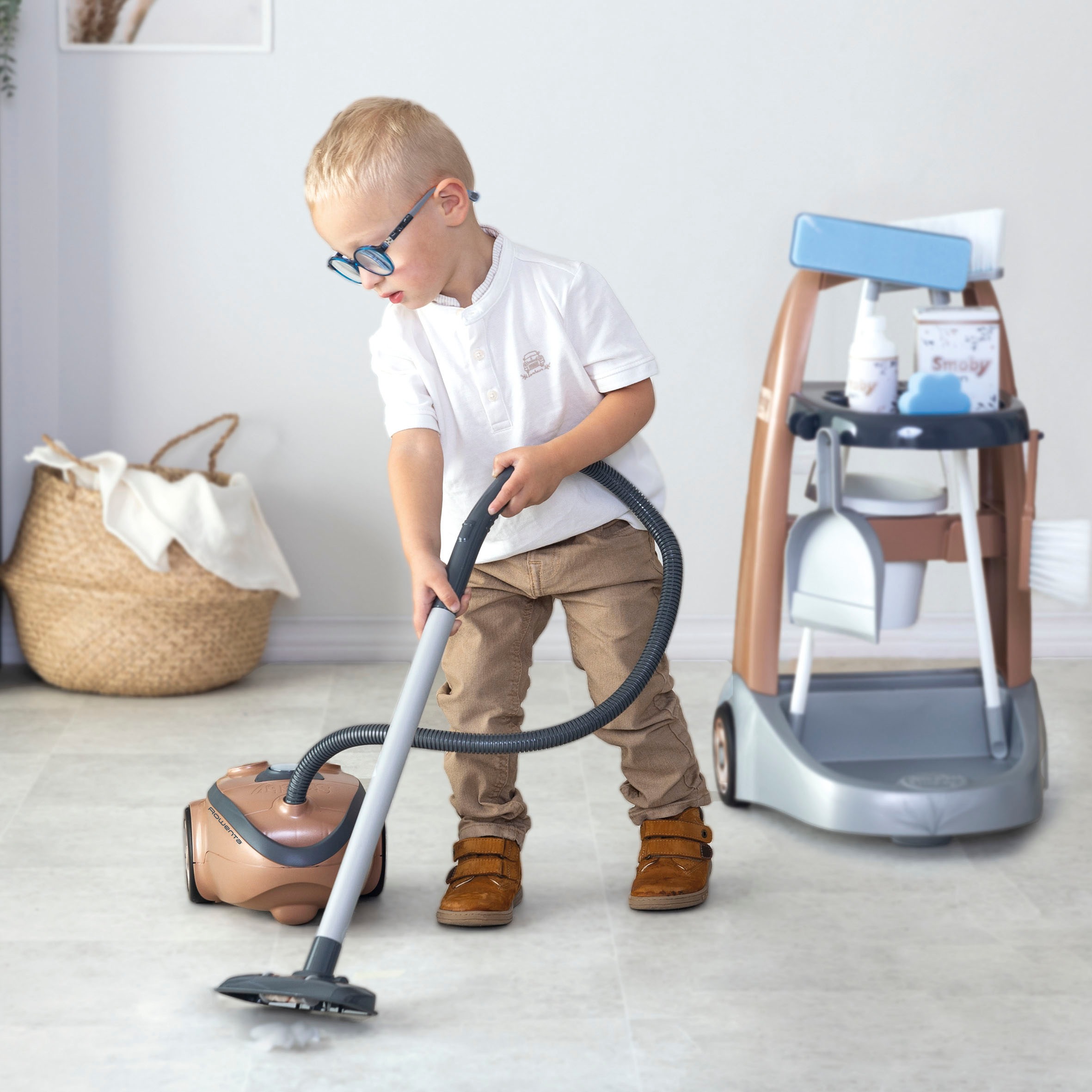 Smoby Kinder-Putzwagen »Rowenta«, mit Soundeffekt; Made in Europe
