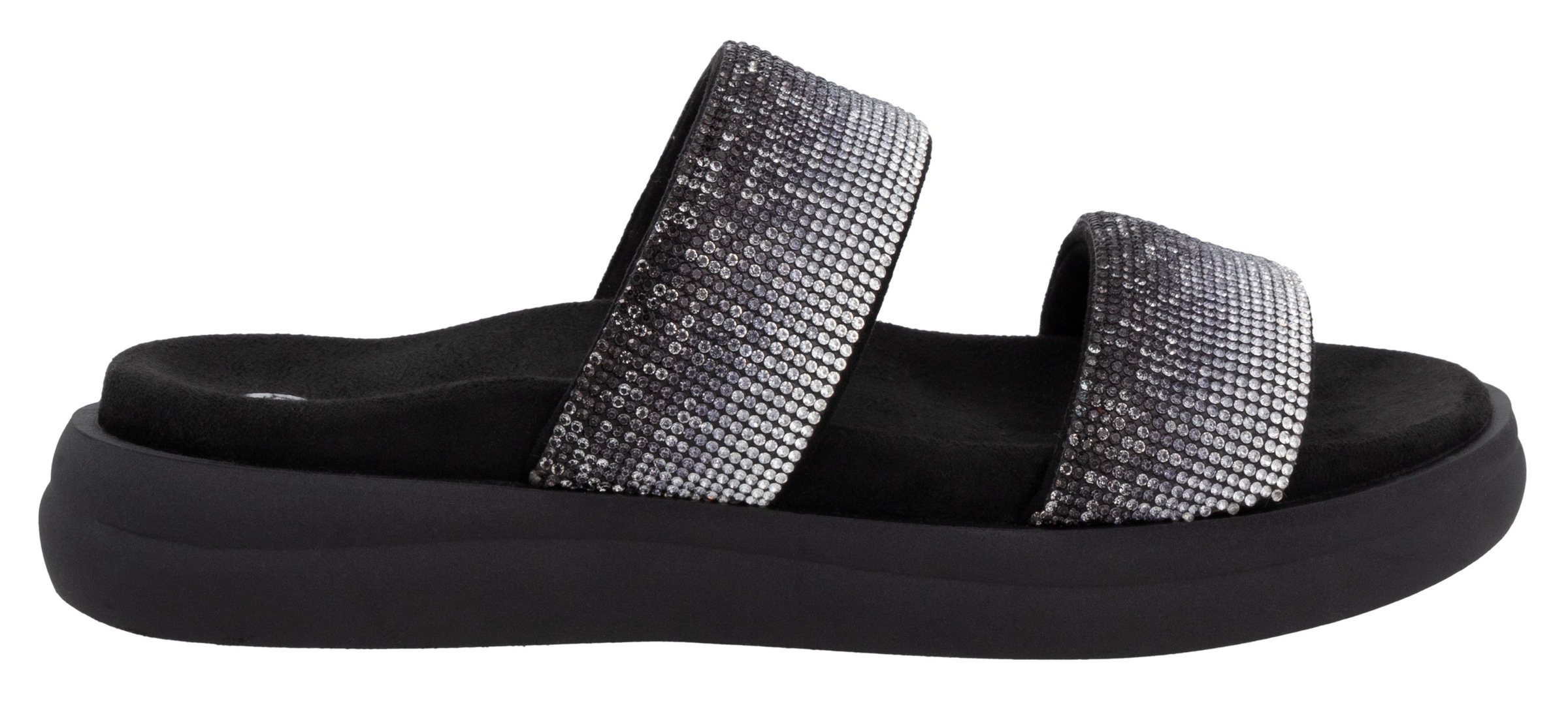 Remonte Pantolette  , Plateau, Sommerschuh, Schlappen mit funkelenden Strasssteinen