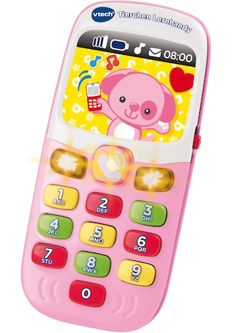 Vtech® Spieltelefon »VTech Baby, Tierchen Lernhandy, pink«, mit Licht und Sound kaufen