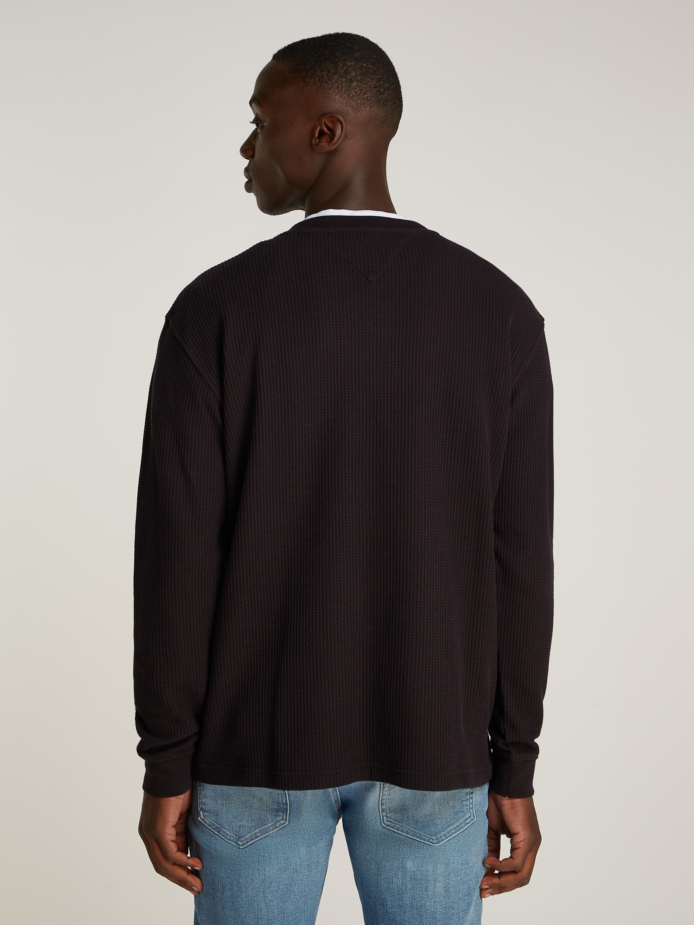 Tommy Jeans Longsleeve »TJM REG WAFFLE L/S TEE«