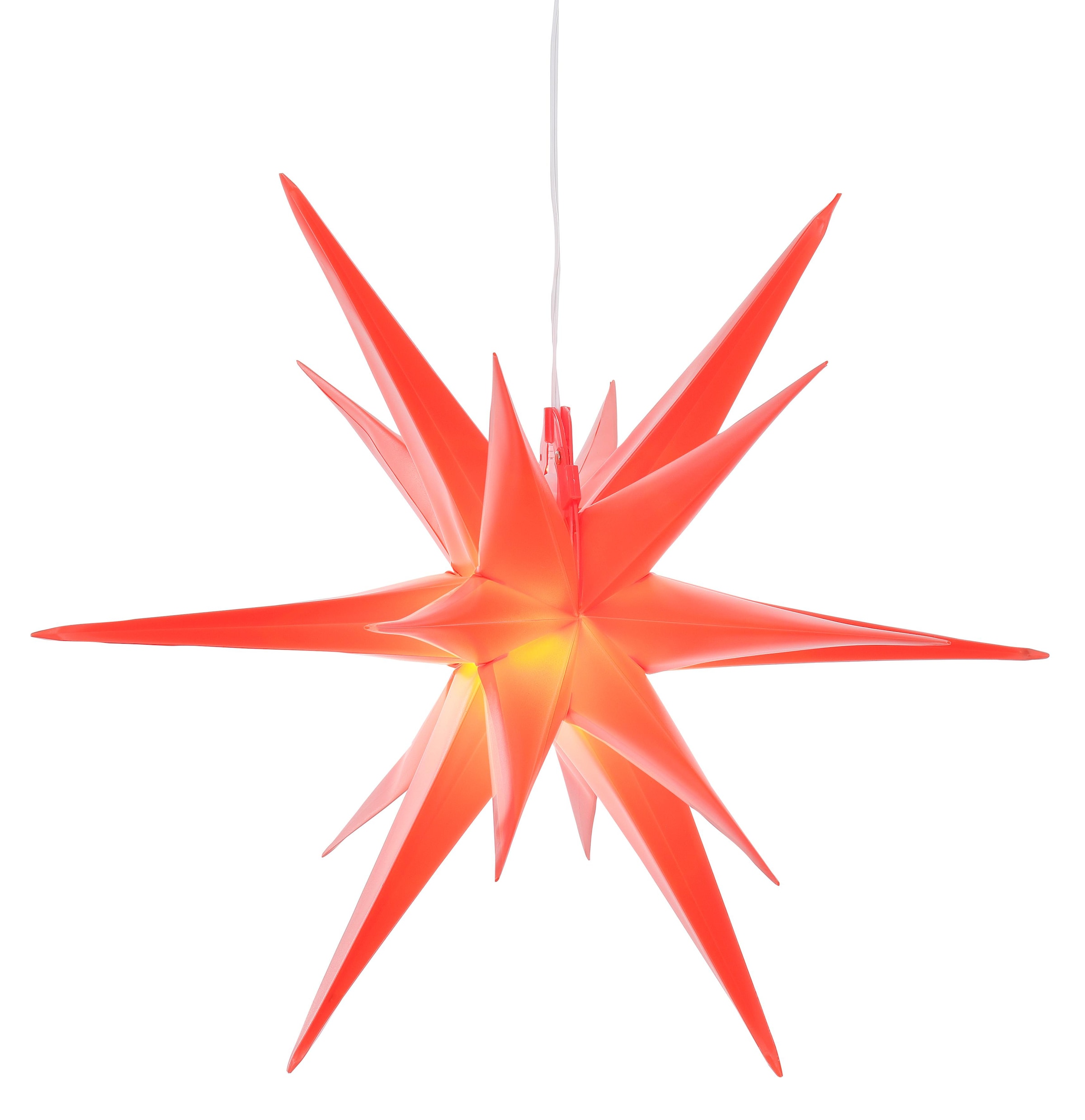 BONETTI LED Stern »Weihnachtsstern, 3D-Optik«, Ø 57 cm, mit 6-Stunden-Timer,  Weihnachtsdeko aussen auf Raten bestellen | Leuchtfiguren