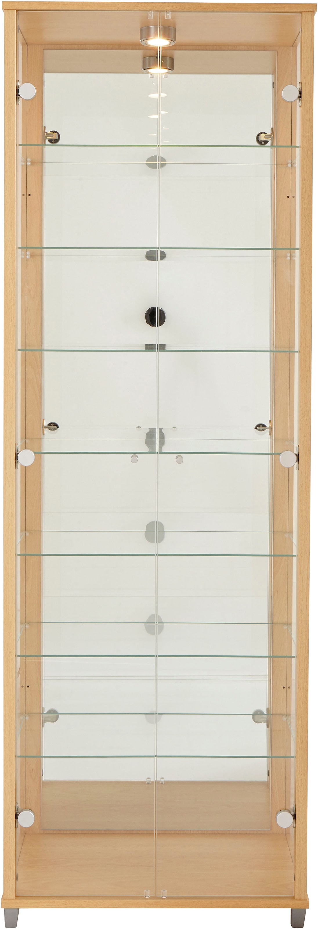 fif möbel Vitrine »OPTIMA« Standvitrine/Glasvitrine 2x Glastür,perfekt für Sammler,Sammlervitrine