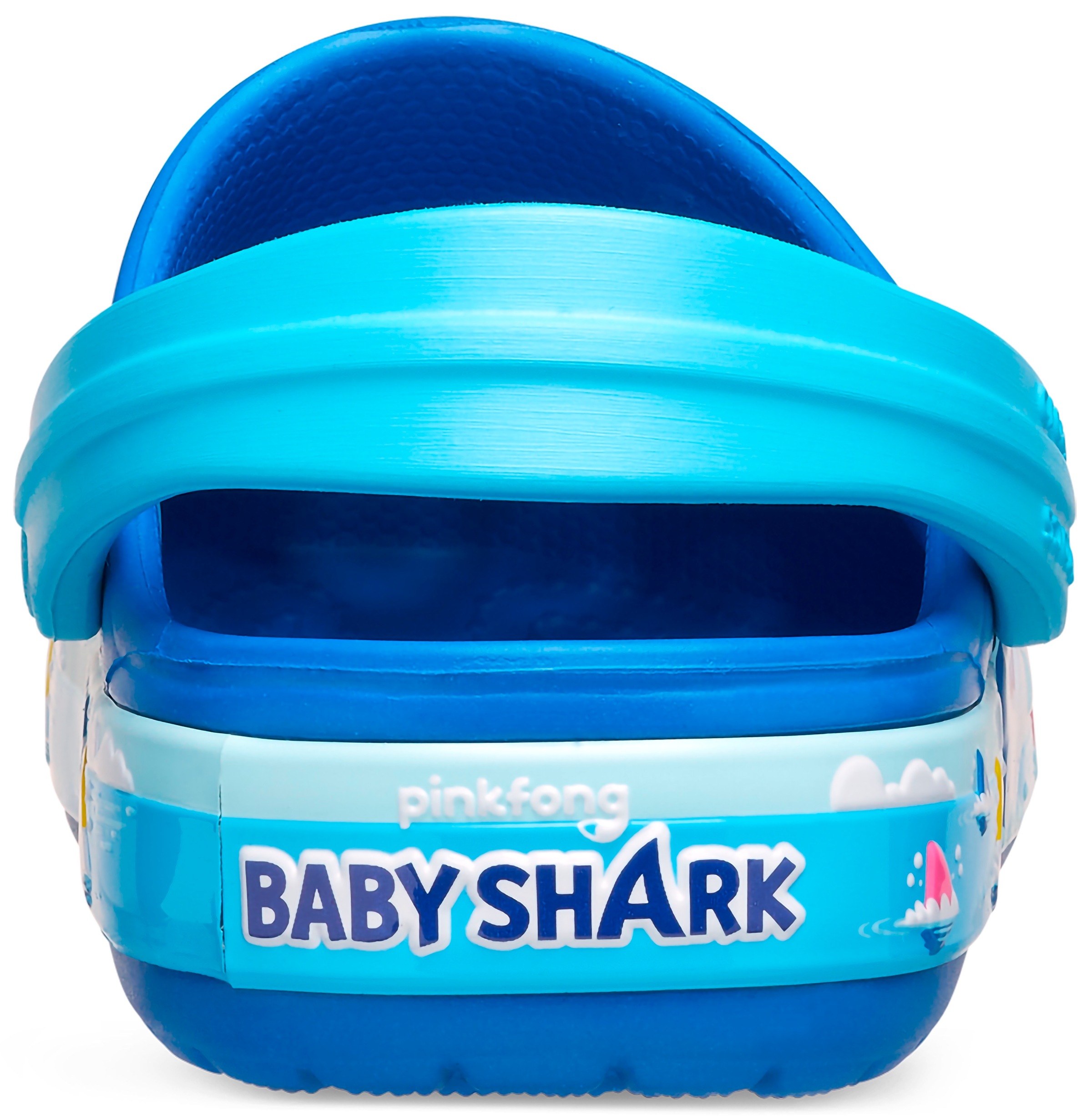 Crocs Clog »Baby Shark«, Kinderschuh, Sommerschuh, Badeschuh mit schwenkbarem Fersenriemen