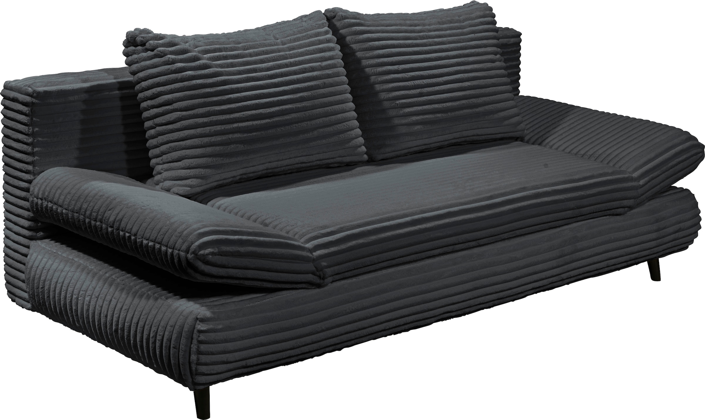 ED EXCITING DESIGN Schlafsofa »Sunny«, mit Bettkasten, Armteilverstellung & 2 Rückenkissen