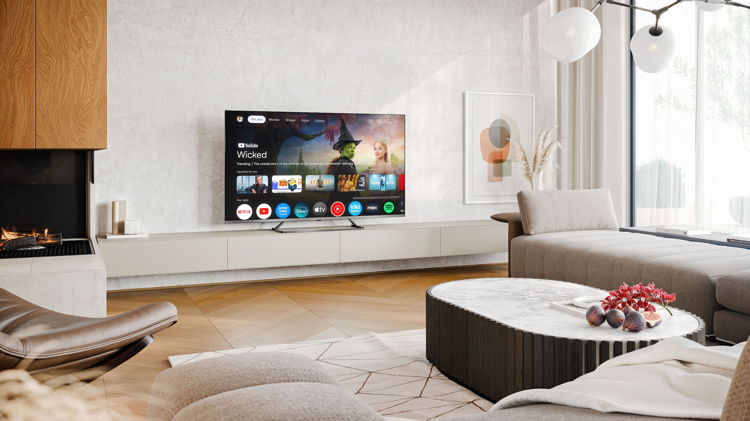 Sharp QLED Mini LED-Fernseher »4T-C50JPx« 126 cm/50 ″ Smart-TV