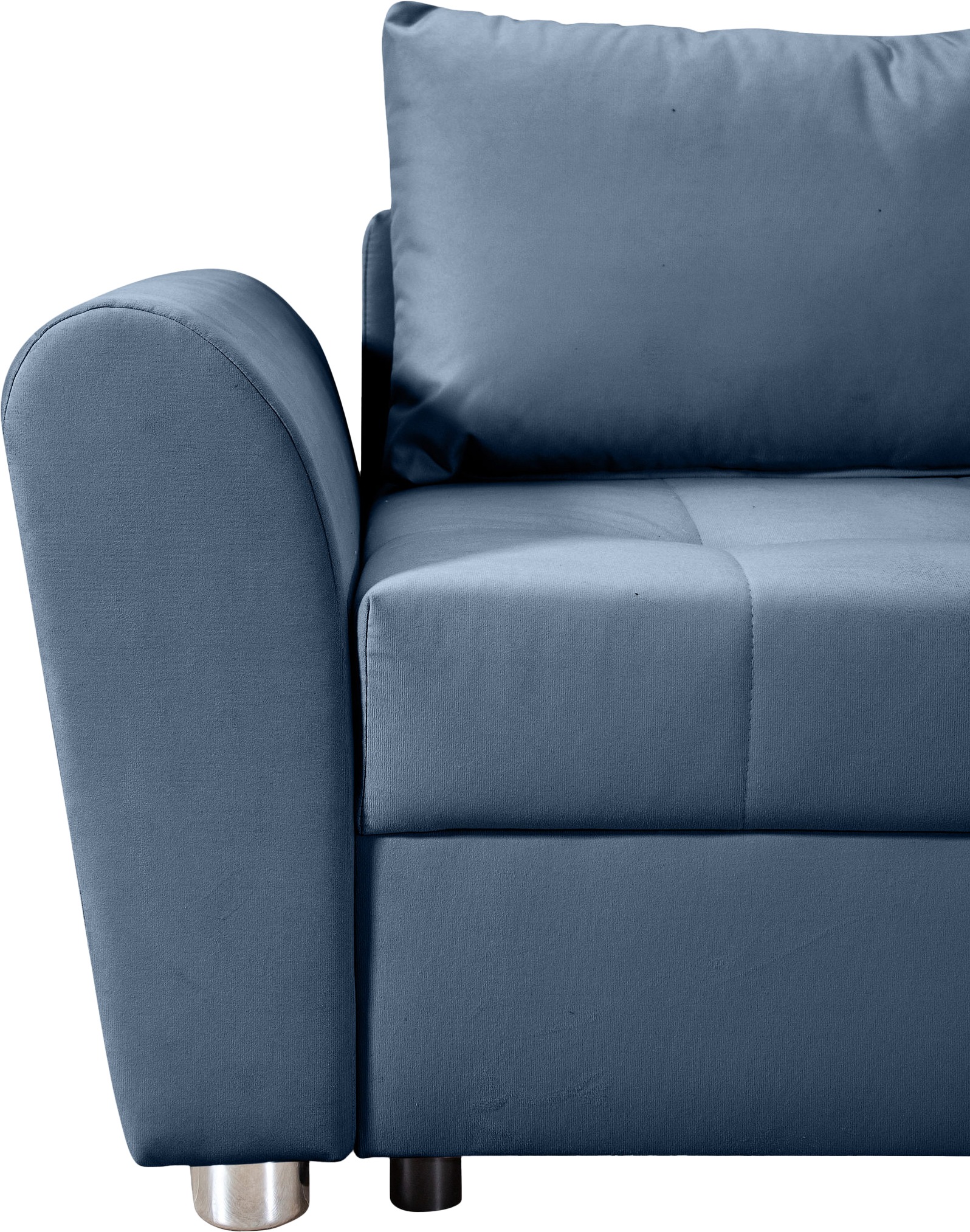 COLLECTION AB Ecksofa »JANA«, Ecksofa,Bettfunktion,Bettkasten,Bonnelfederkern,Rückenkissen