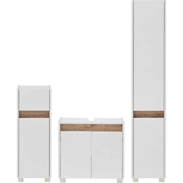 Schildmeyer Badmöbel-Set »Cosmo«, (Set, 3 St.), aus Unterschrank,  Waschbeckenunterschrank und Hochschrank im Online-Shop kaufen